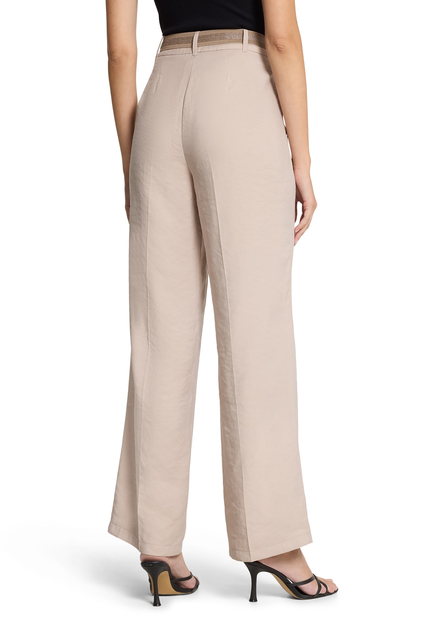 Betty Barclay Stoffhose »Betty Barclay Damen Stoffhose unifarben«, Mit Gürtel