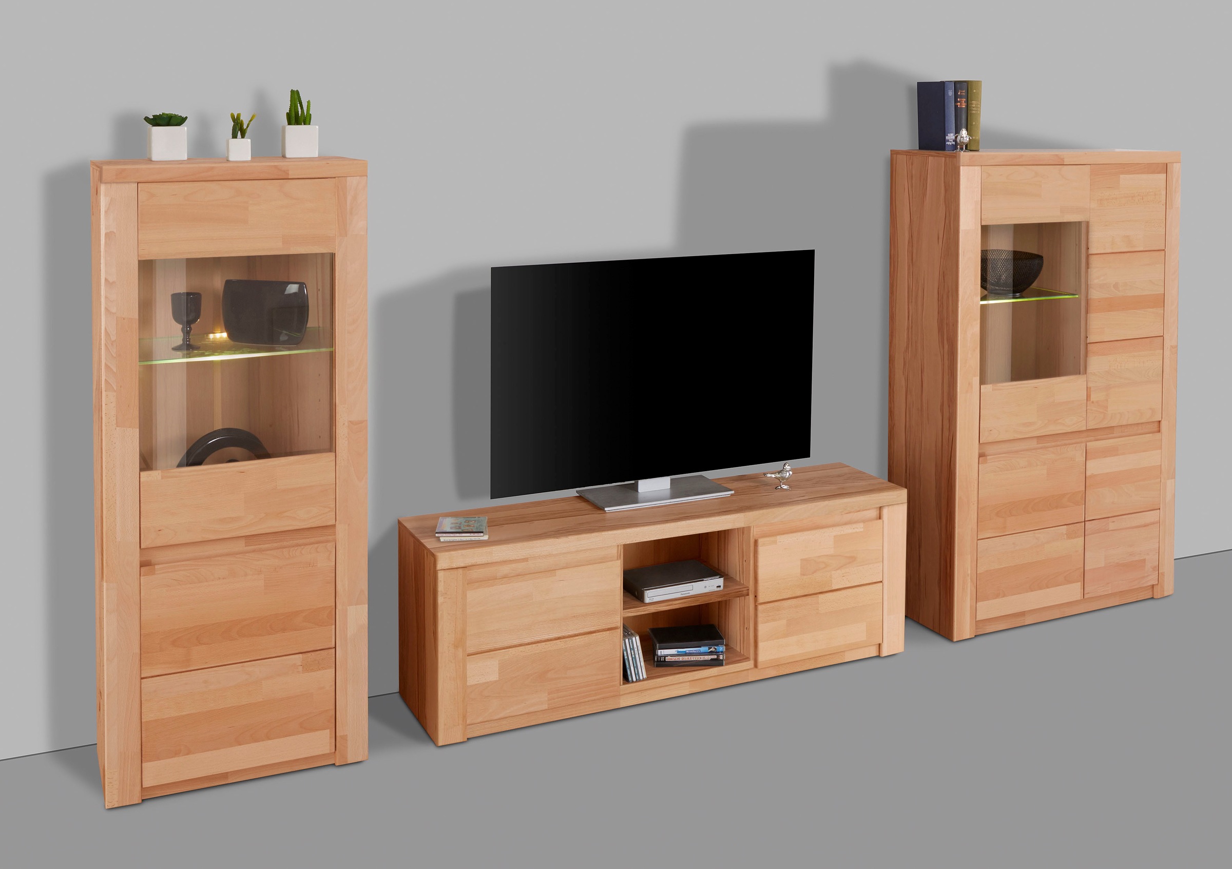 Thumbnail - OTTO home Wohnwand "Burani" Set, 3 Stk. tlg.