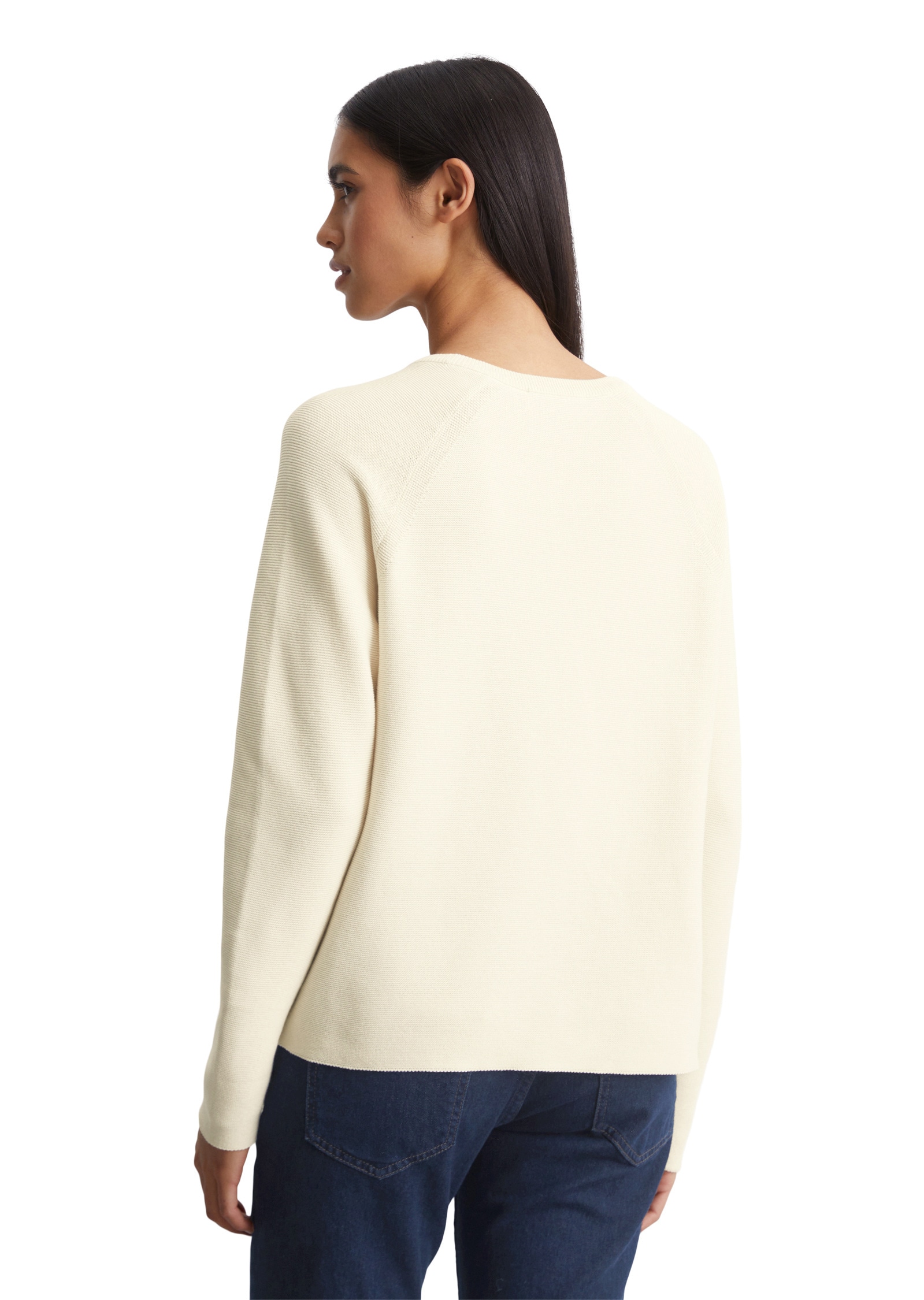 Marc O'Polo DENIM Strickpullover »aus reinem Organic Cotton«