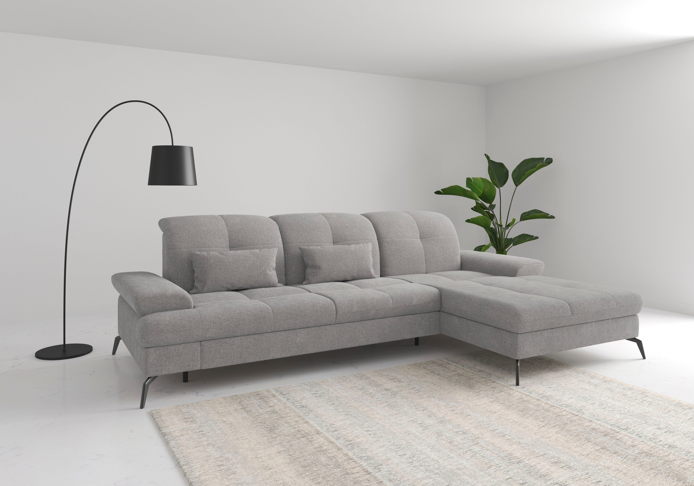 sit&more Ecksofa "Amica, L-Form, inkl. Sitztiefenverstellung & Armteilverst günstig online kaufen