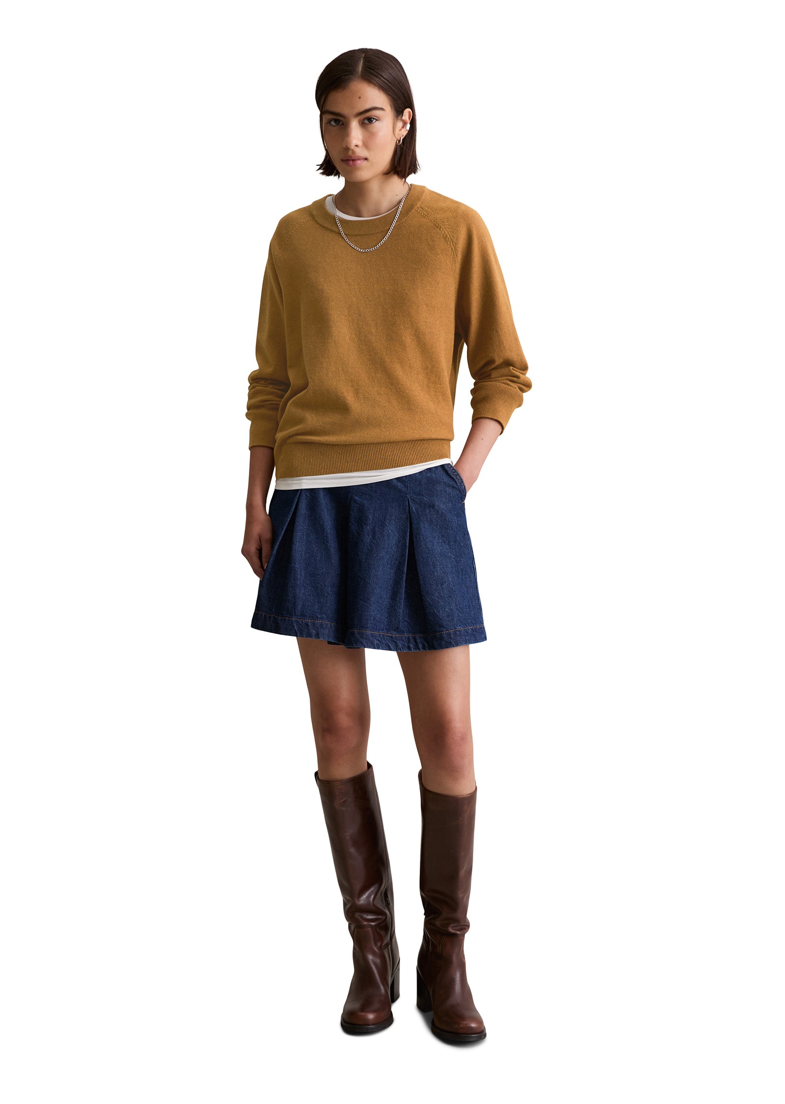 Marc O'Polo DENIM Strickpullover »aus Soft Cotton Stretch«