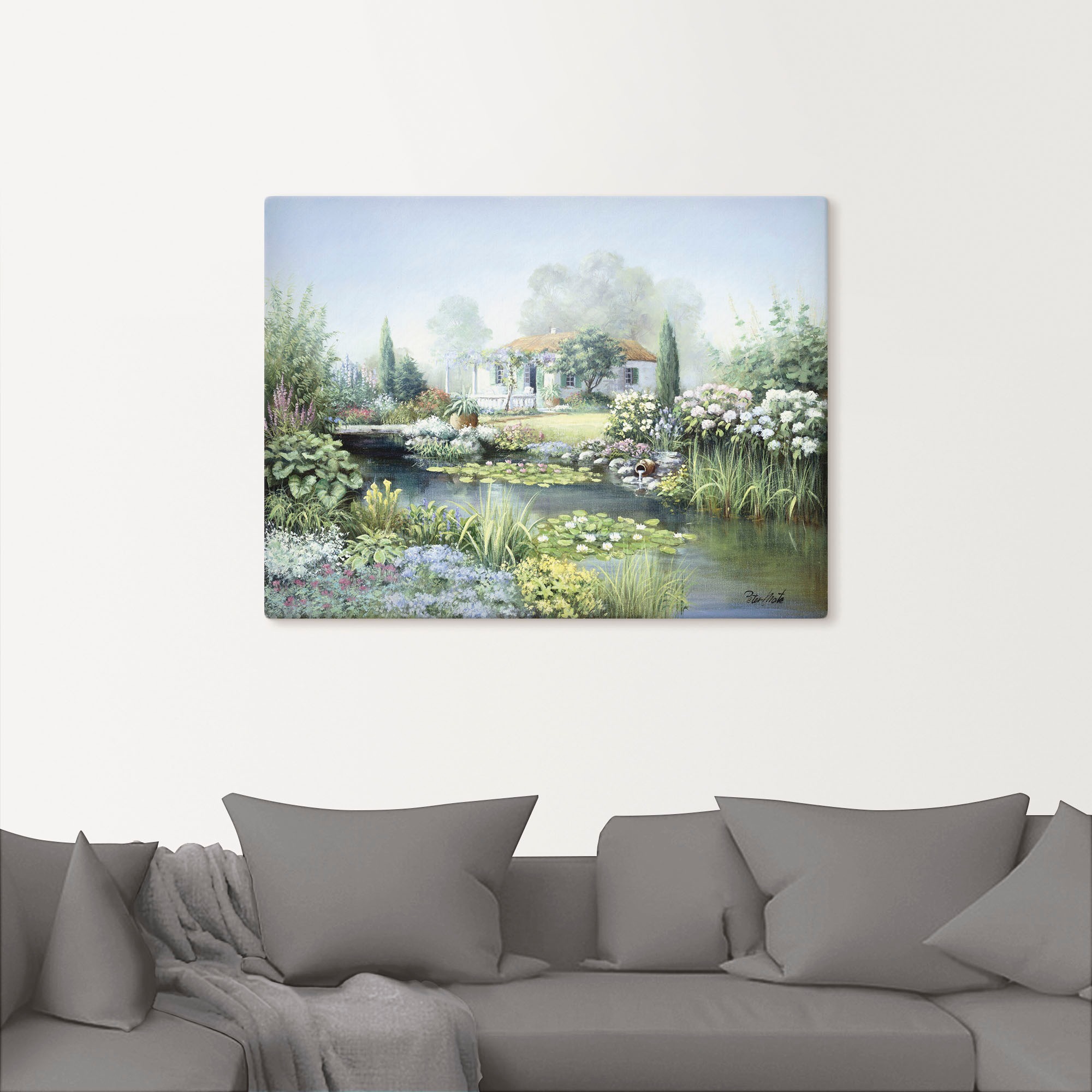 Artland Leinwandbild "Schatzgarten" Garten 1 Stk. tlg. auf Holzrahmen gespa günstig online kaufen