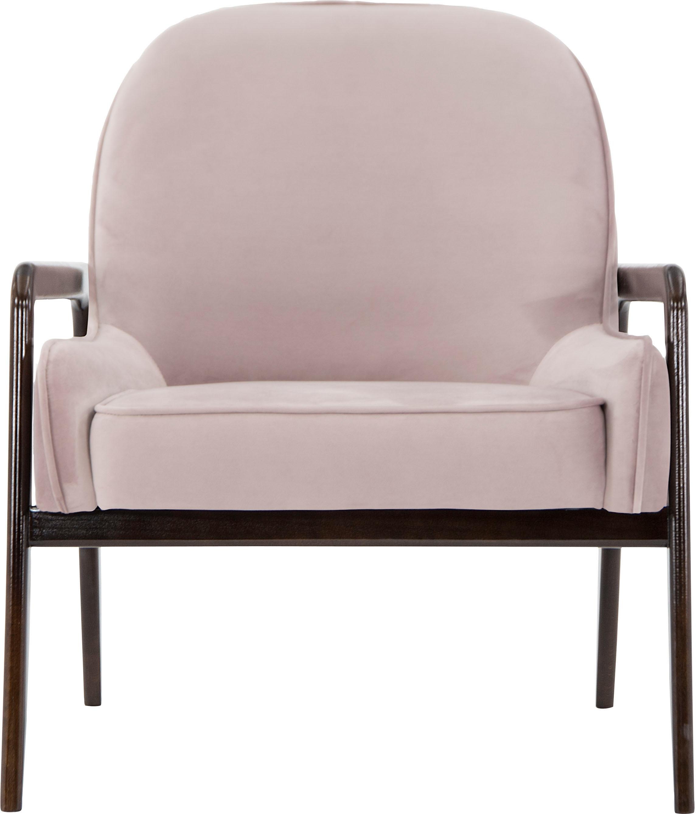 Home affaire Sessel "Braga" wahlweise mit Gestell aus Eiche in dunkel oder günstig online kaufen