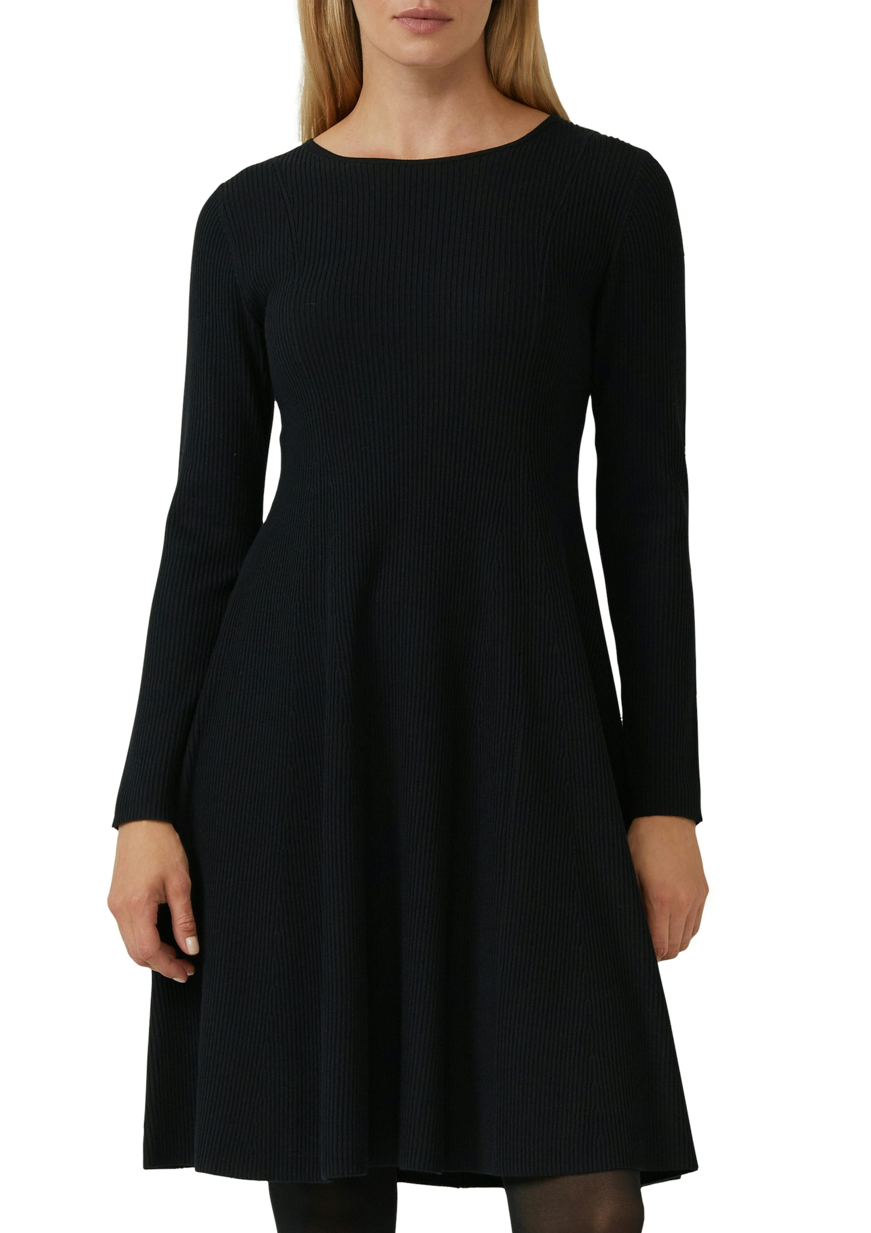 s.Oliver BLACK LABEL Strickkleid mit Ajour-Detail