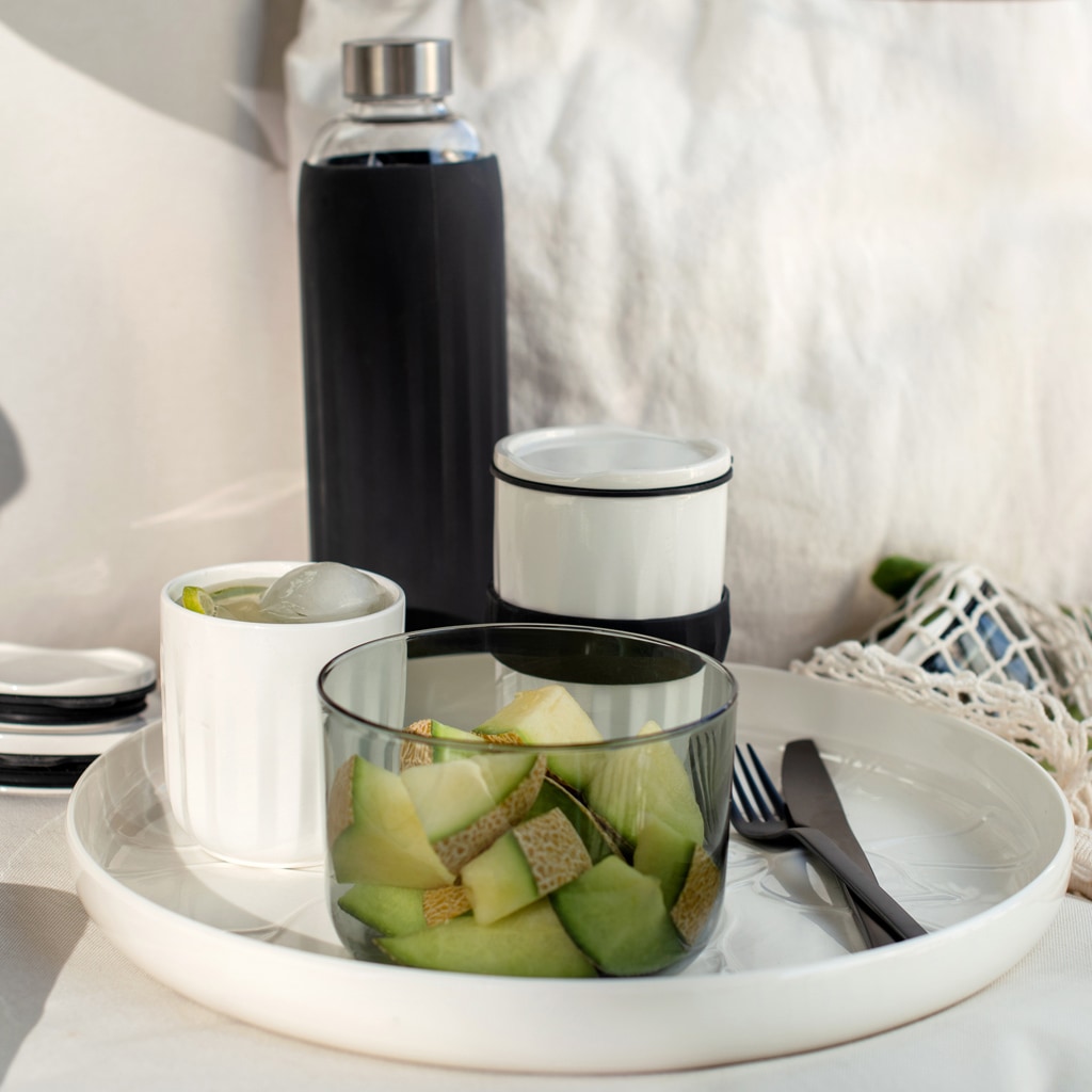 like. by Villeroy & Boch Lunchbox »Becher mit Deckel To Go & To Stay 300 ml weiß«, (1 tlg.)