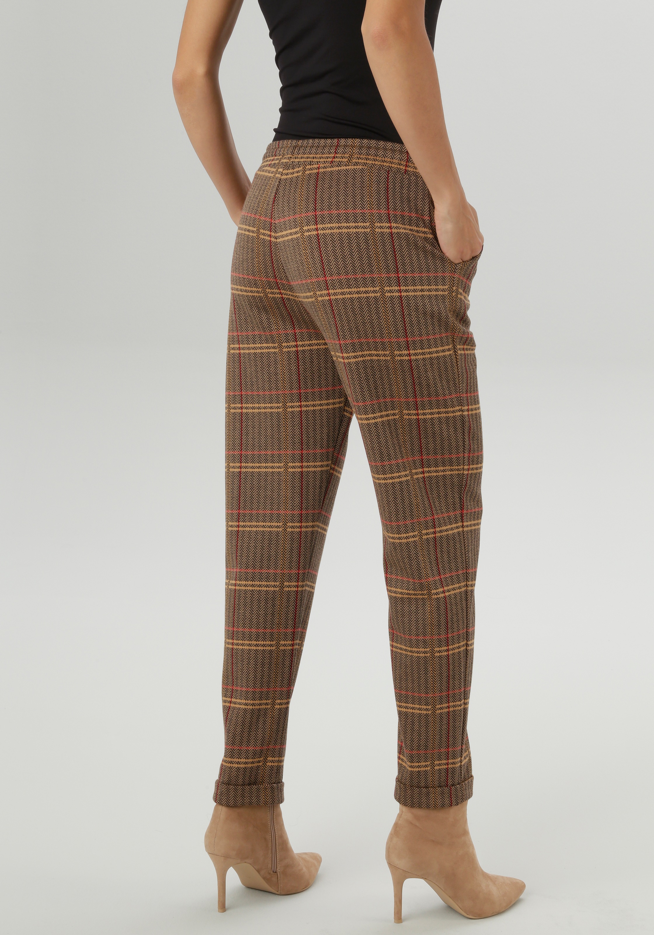 Aniston SELECTED Schlupfhose, mit 2 praktischen Eingrifftaschen - NEUE KOLL günstig online kaufen