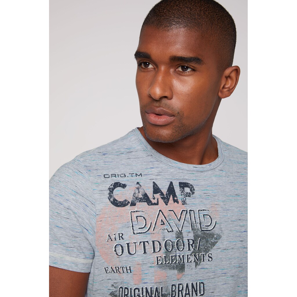 CAMP DAVID Rundhalsshirt