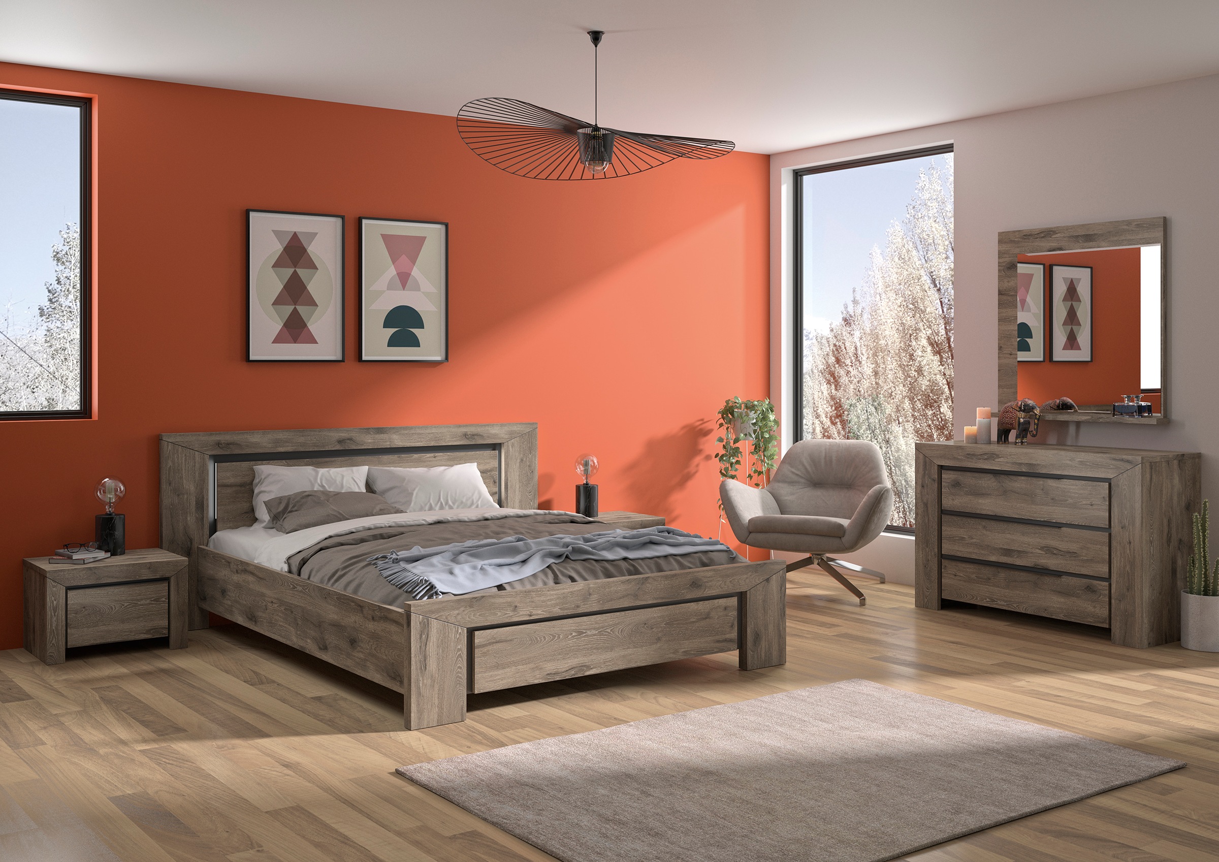 Gami Jugendzimmer-Set "Brugge" Set, 5 Stk. tlg. In 2 Farben erhältlich günstig online kaufen