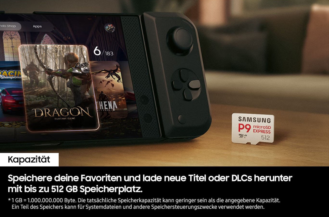 Samsung Speicherkarte »P9 microSD Express« (256 GB 800 MB/s Lesegeschwindigkeit)