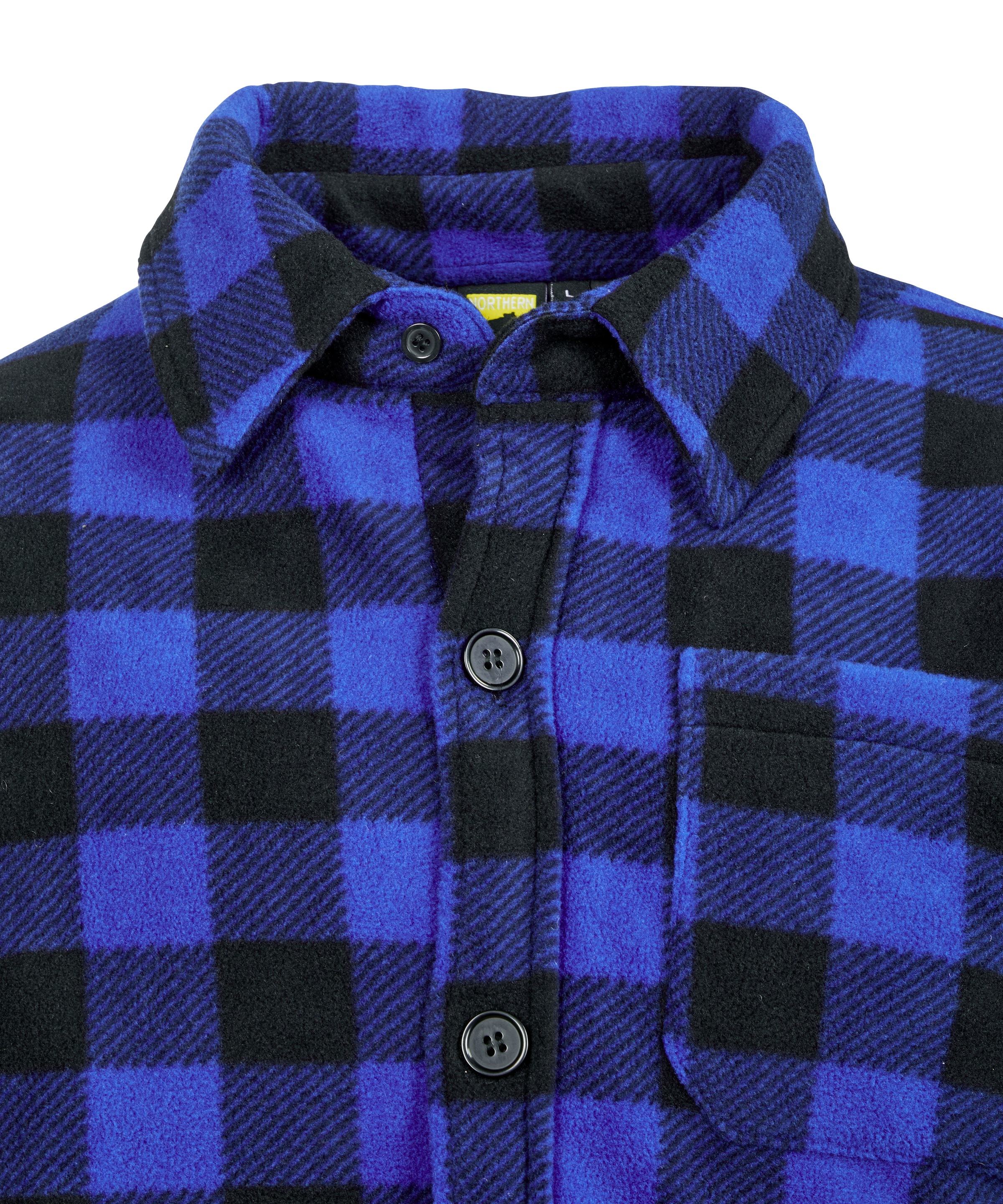 Northern Country Flanellhemd, Rücken, Hemd (als Jacke Taschen, | Flanellstoff verlängertem zugeknöpft bestellen oder ▷ mit zu offen BAUR 5 gefüttert, mit warm tragen)