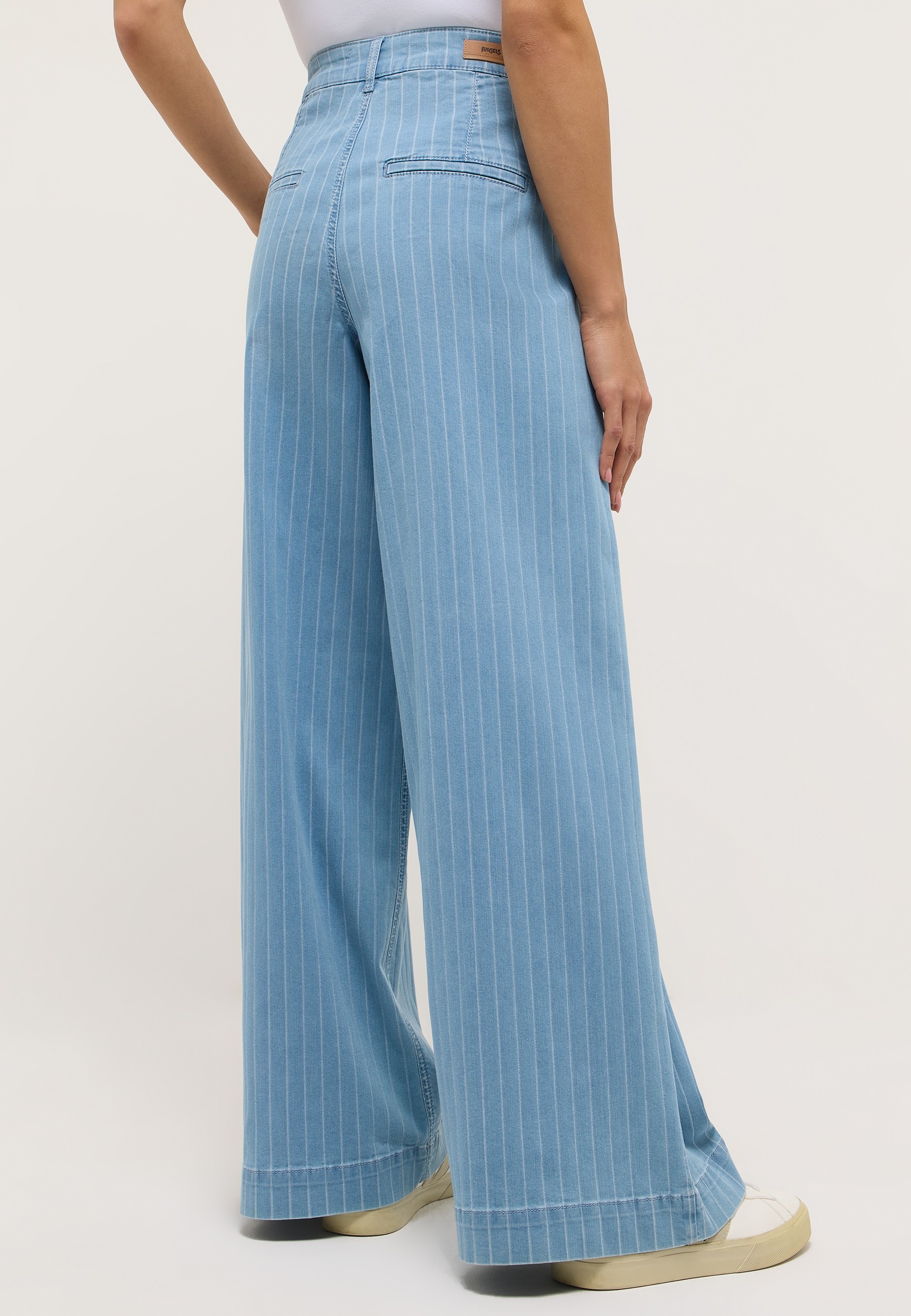 ANGELS Relax-fit-Jeans "Liva Chic" mit Nadelstreifen, Wide Leg günstig online kaufen