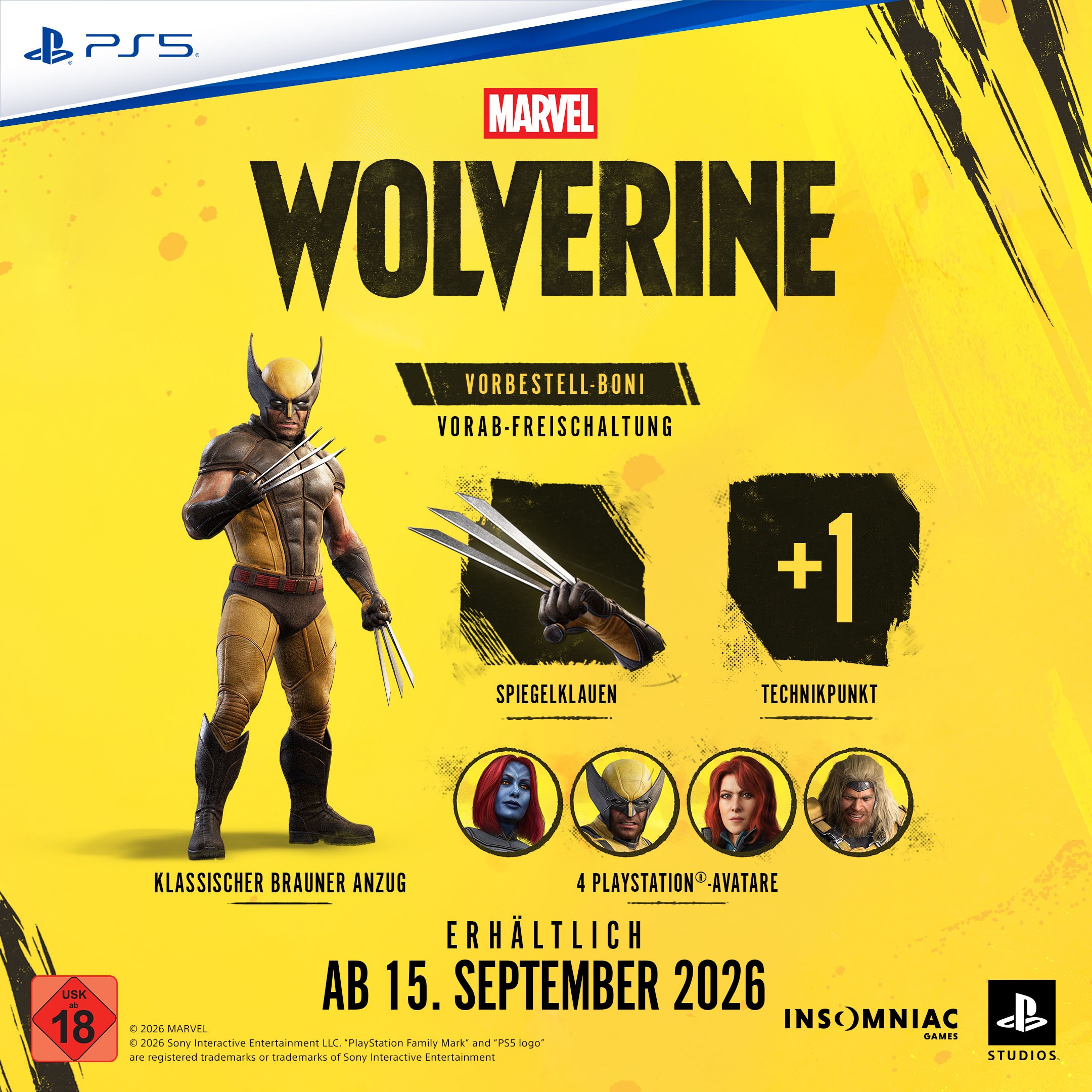 PlayStation 5 Spielesoftware »Marvel's Wolverine« PlayStation 5
