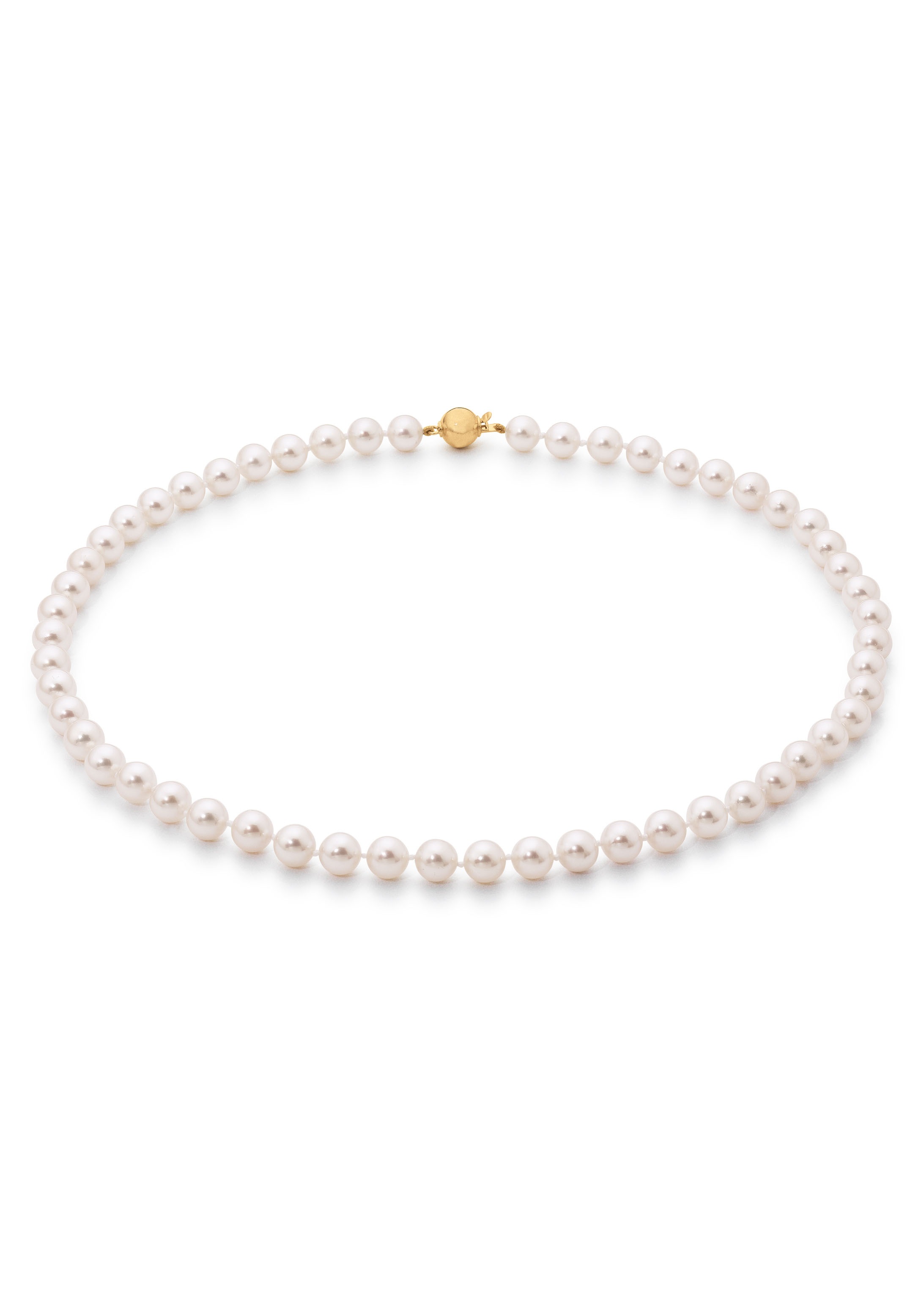 Firetti Perlenkette »Schmuck Geschenk Gold 585 Halsschmuck Halskette Perle«, Made in Germany - mit Akoyazuchtperle