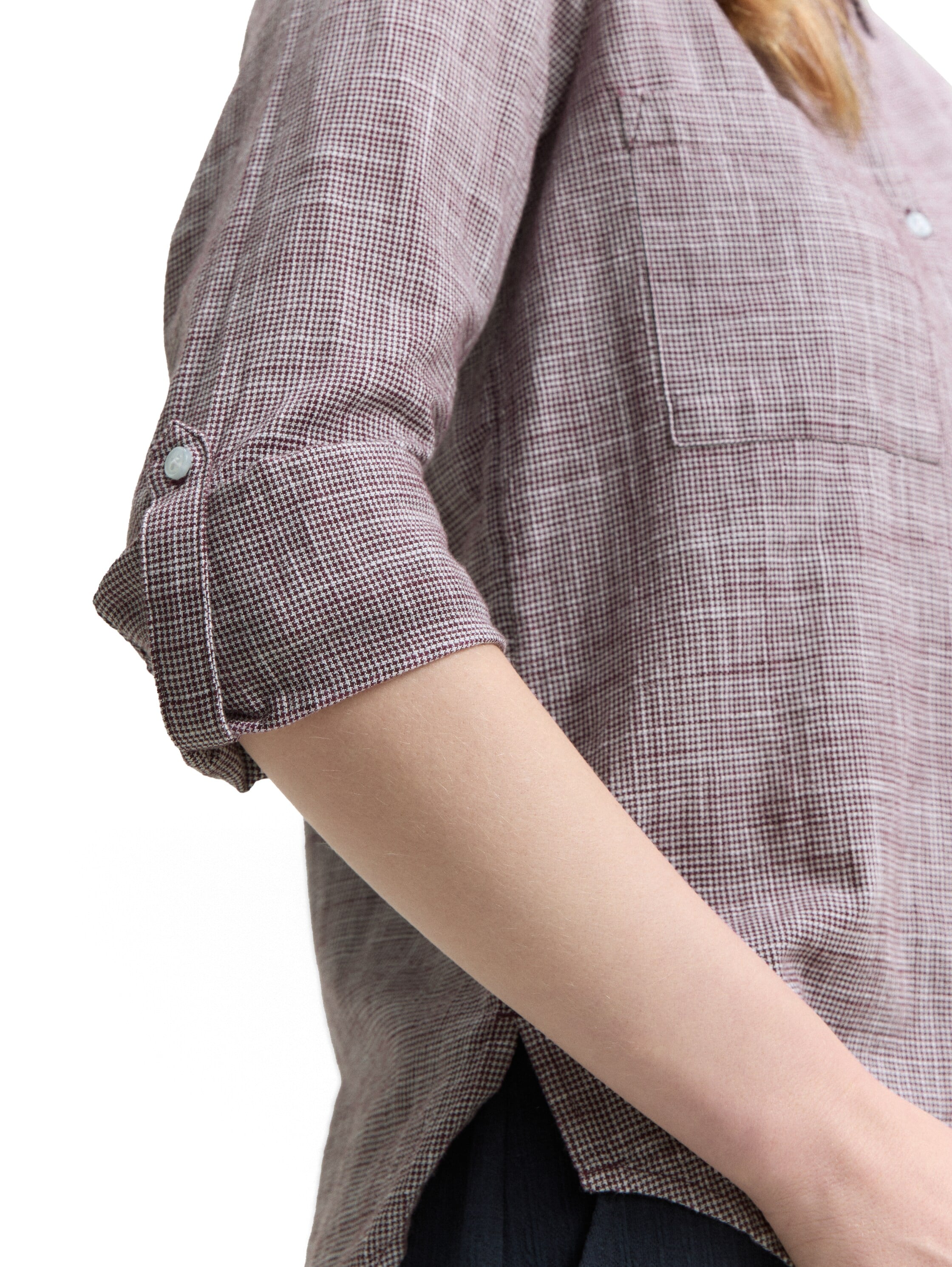 TOM TAILOR Langarmbluse, mit Brusttaschen