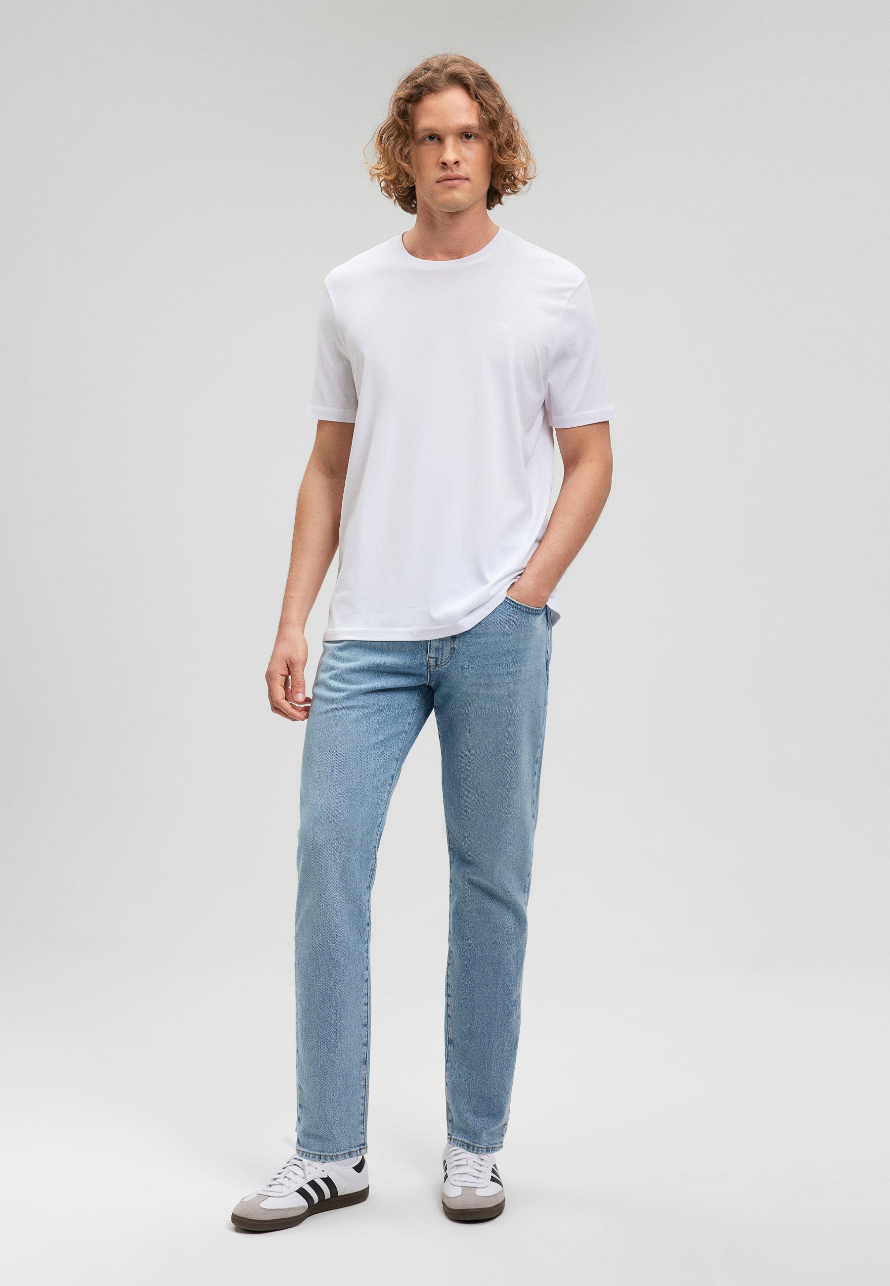 Mavi Rundhalsshirt "CREW NECK TEE", Basic Tee