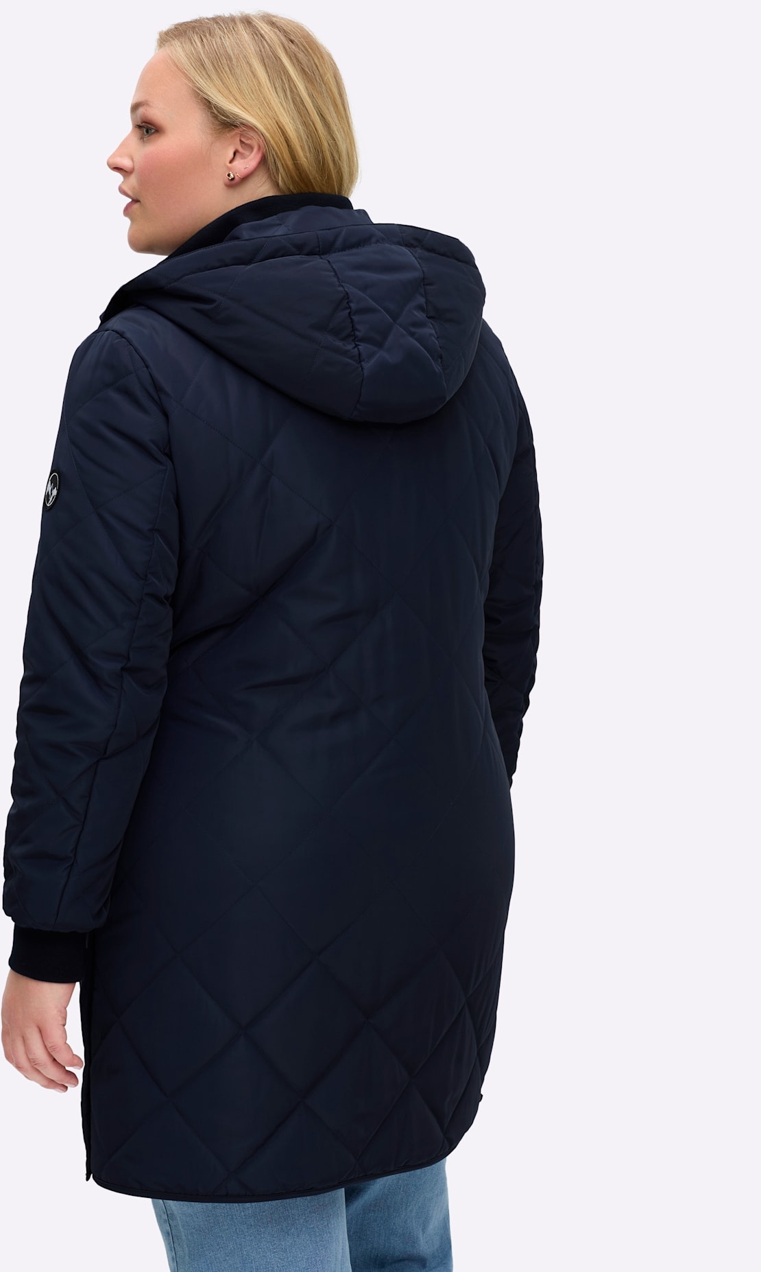 Sheego Steppjacke, mit Kapuze günstig online kaufen