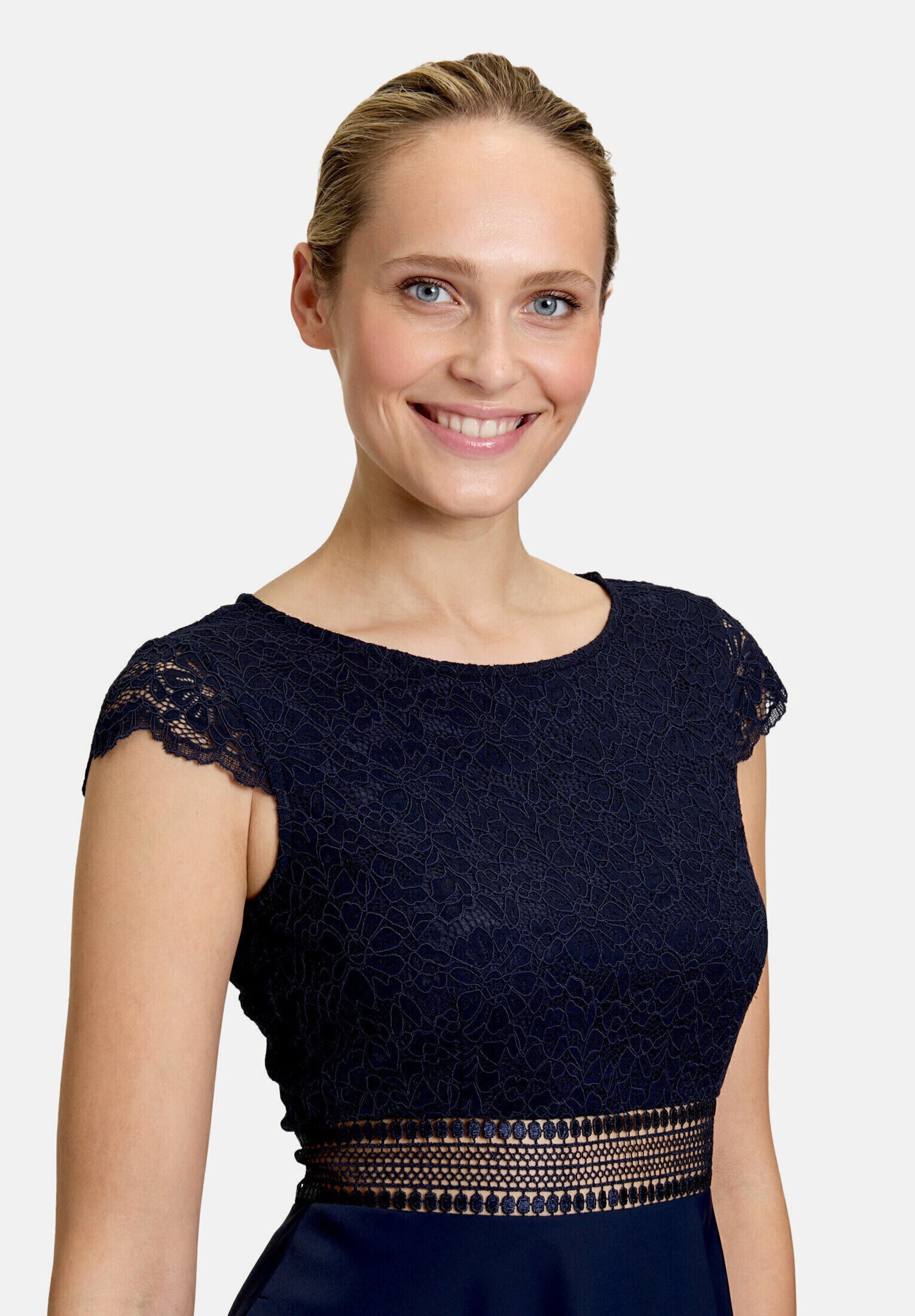 Vera Mont Abendkleid »Damen mit Spitze« Nahttasche Spitze