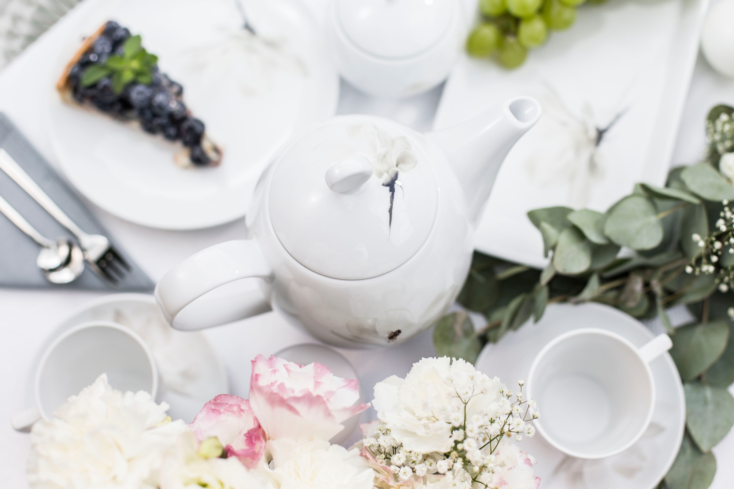 CreaTable Kombiservice "Home Magnolie" Dekor mit Magnolienblüte günstig online kaufen