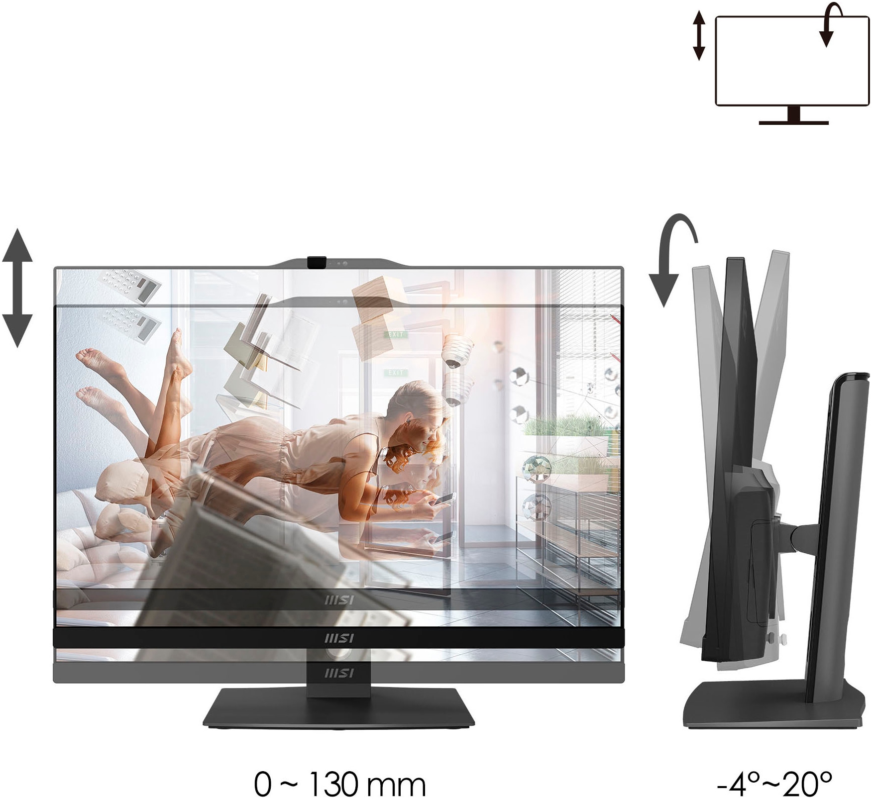 MSI All-in-One PC »Modern AM242P 1M-1203DE«