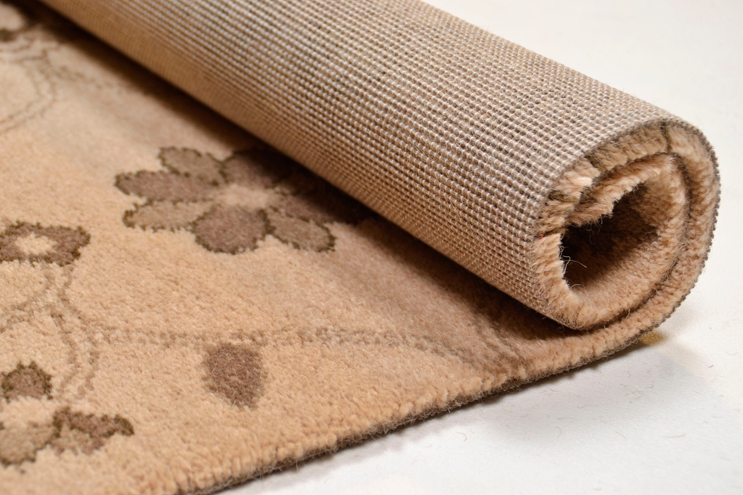 THEKO Teppich »Timeless 1«, rechteckig, 12 mm Höhe, Kurzflor, florales Design, 80% Schurwolle, Wohnzimmer