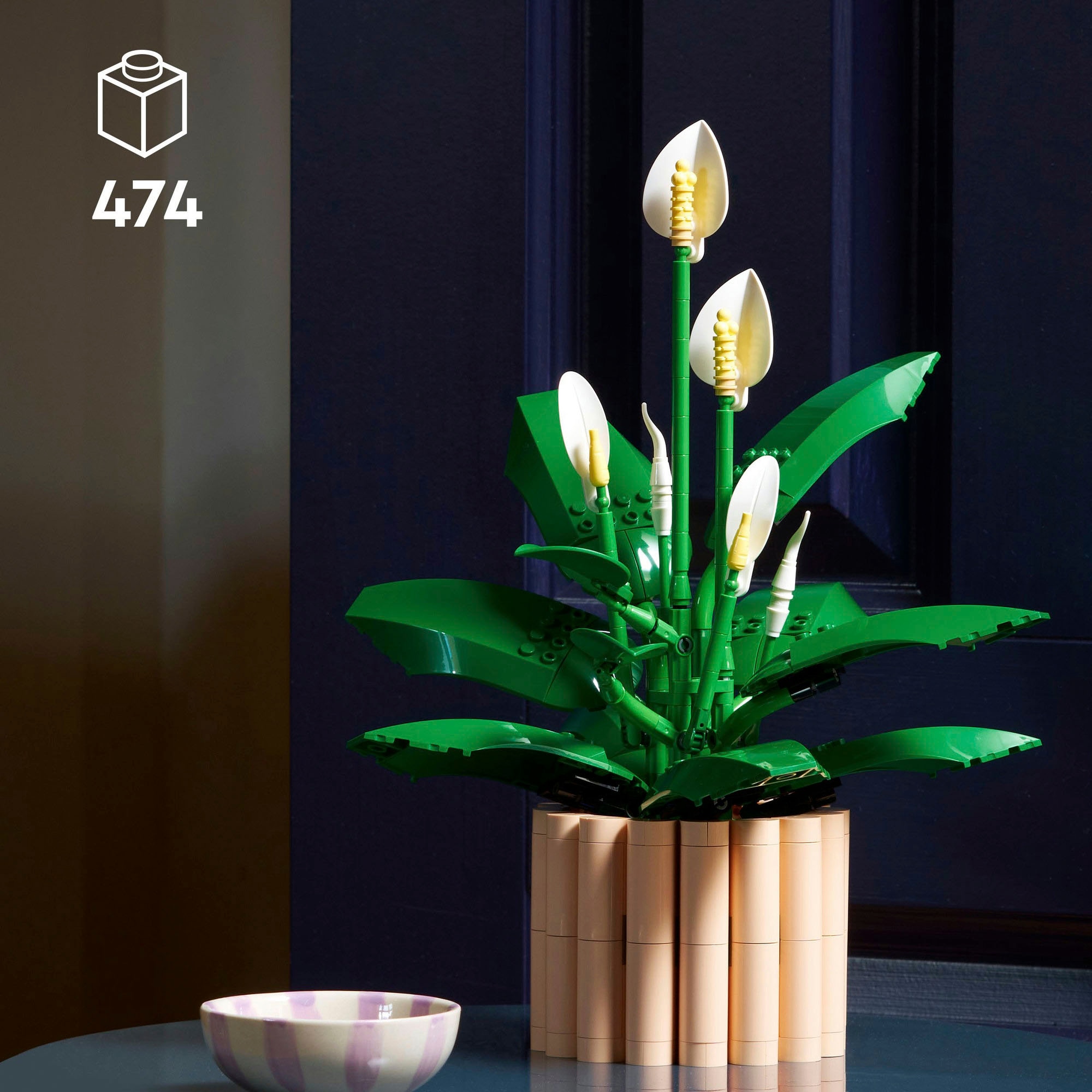 LEGO® Konstruktionsspielsteine »Friedenslilie (11504), LEGO Botanicals« Made in Europe