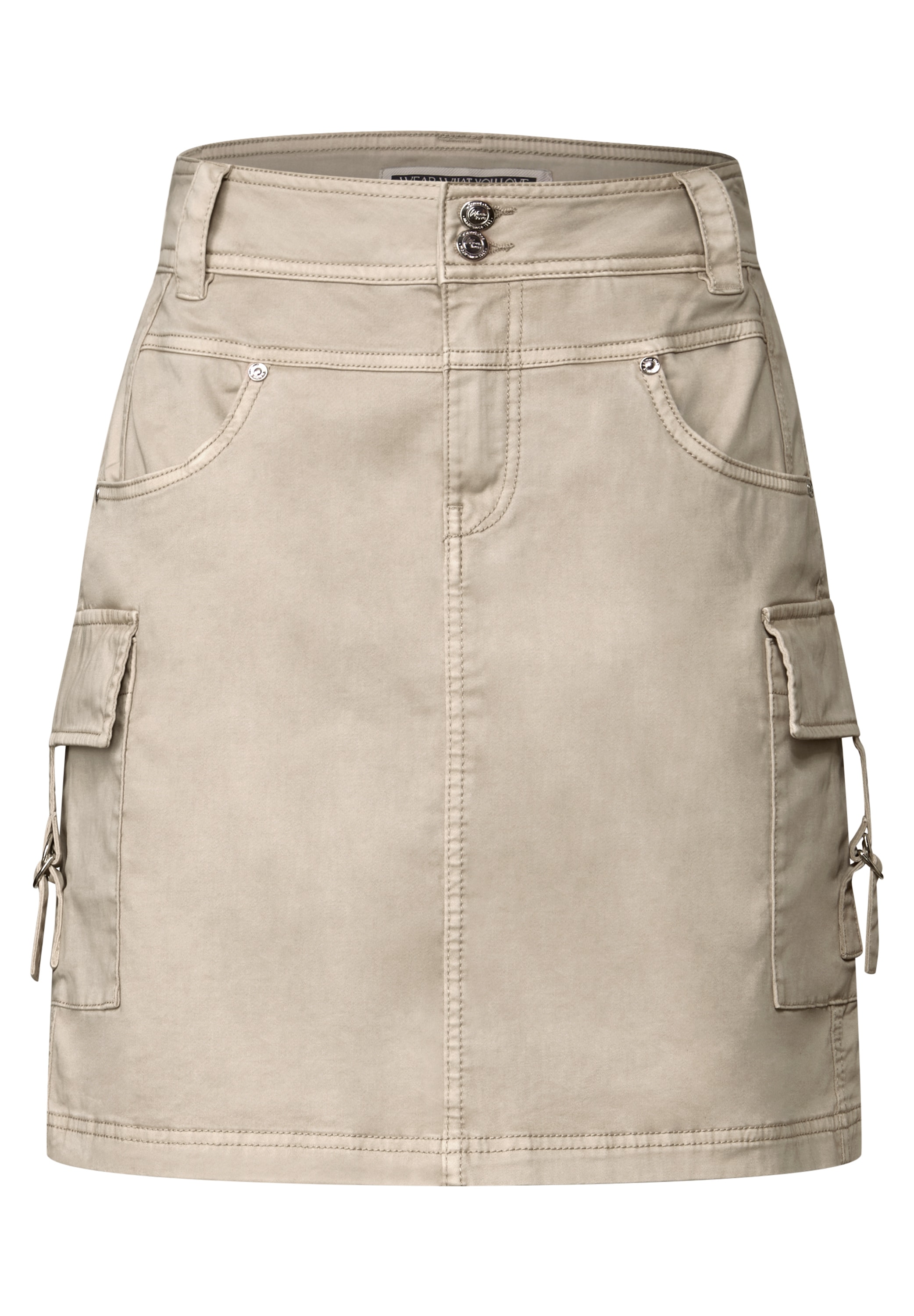 STREET ONE Minirock, aus Baumwolle mit Stretchanteil