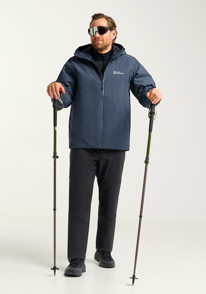 Jack Wolfskin Outdoorjacke »WISPER INS JKT M«, mit Kapuze