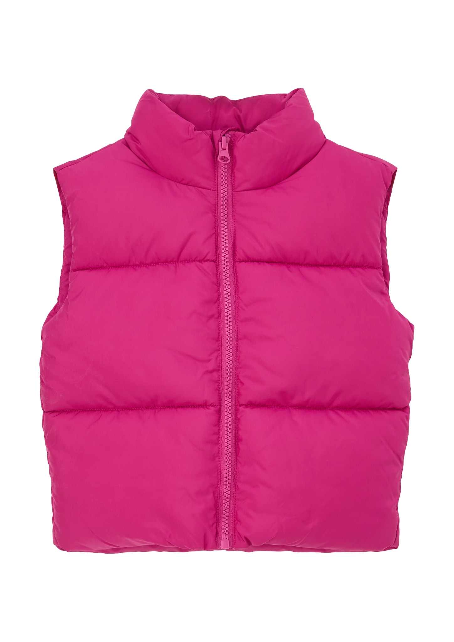 S.Oliver Mädchen Steppweste Regular Fit - Mit Reißverschluss Und Stehkragen
