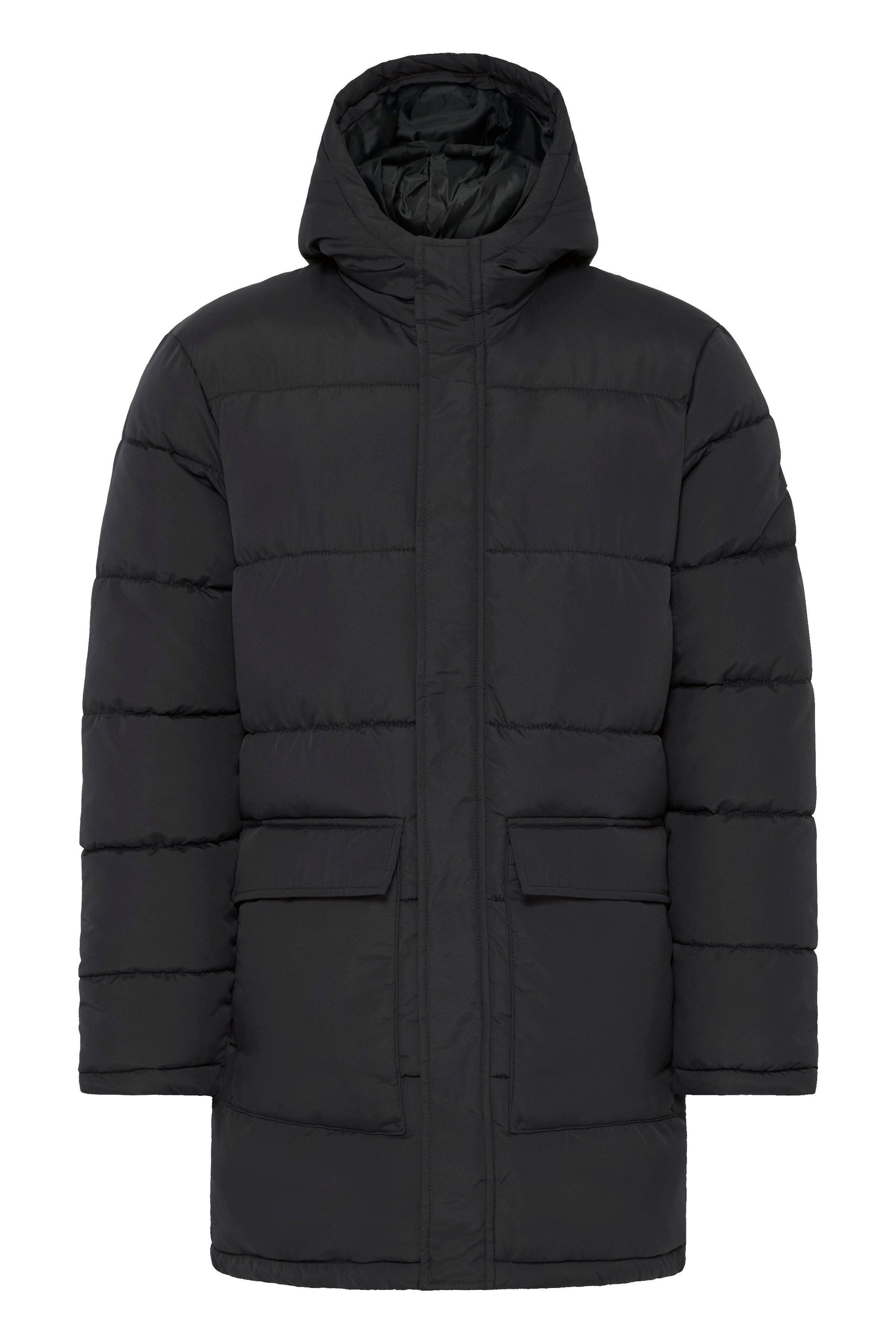 Steppmantel BLEND "Steppmantel BHElkas", Herren, Gr. XL, schwarz, Obermaterial: 100% Polyester PES., Mäntel Steppmantel 4