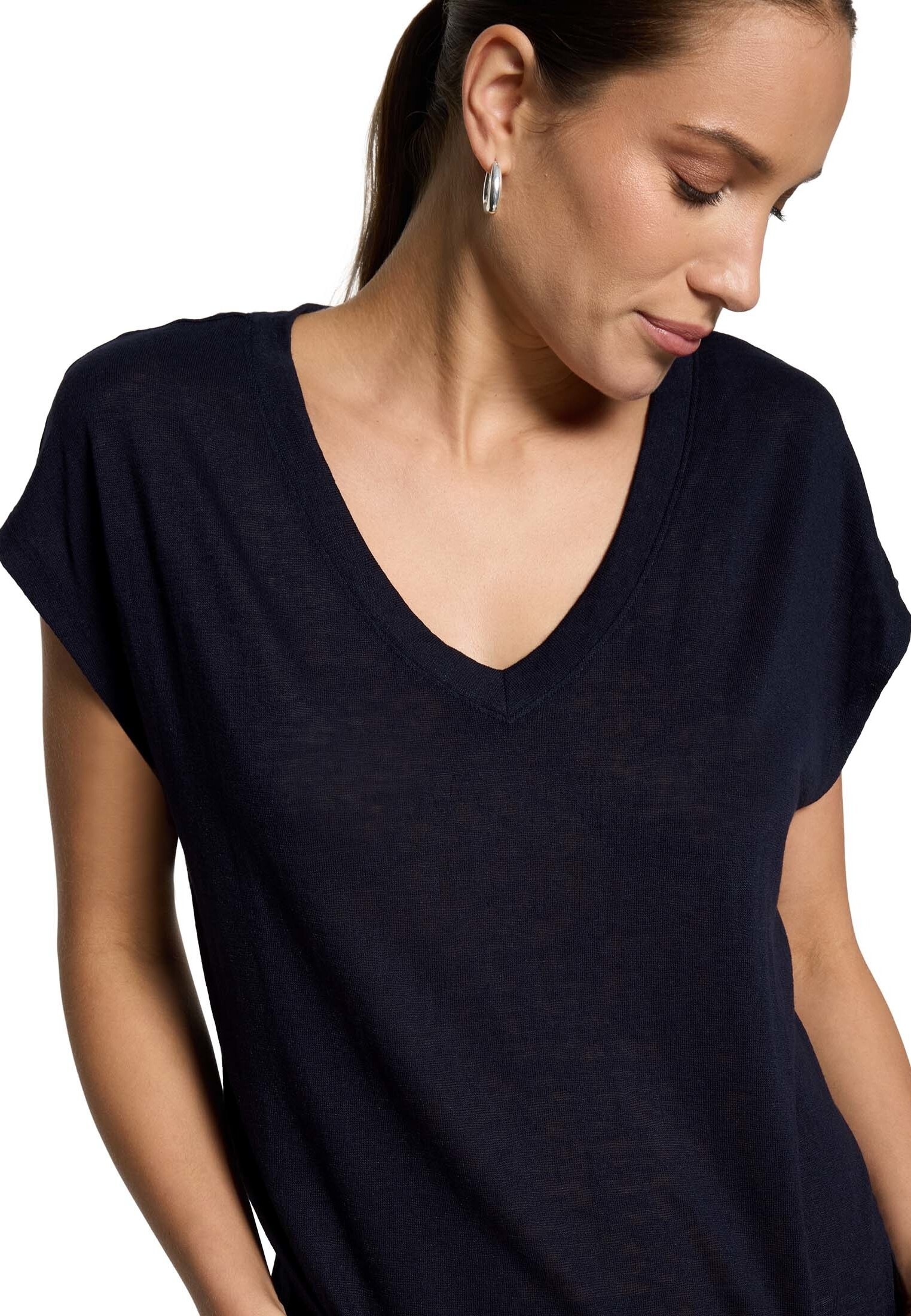 Zero T-Shirt »Damen mit V-Ausschnitt« 1 Material