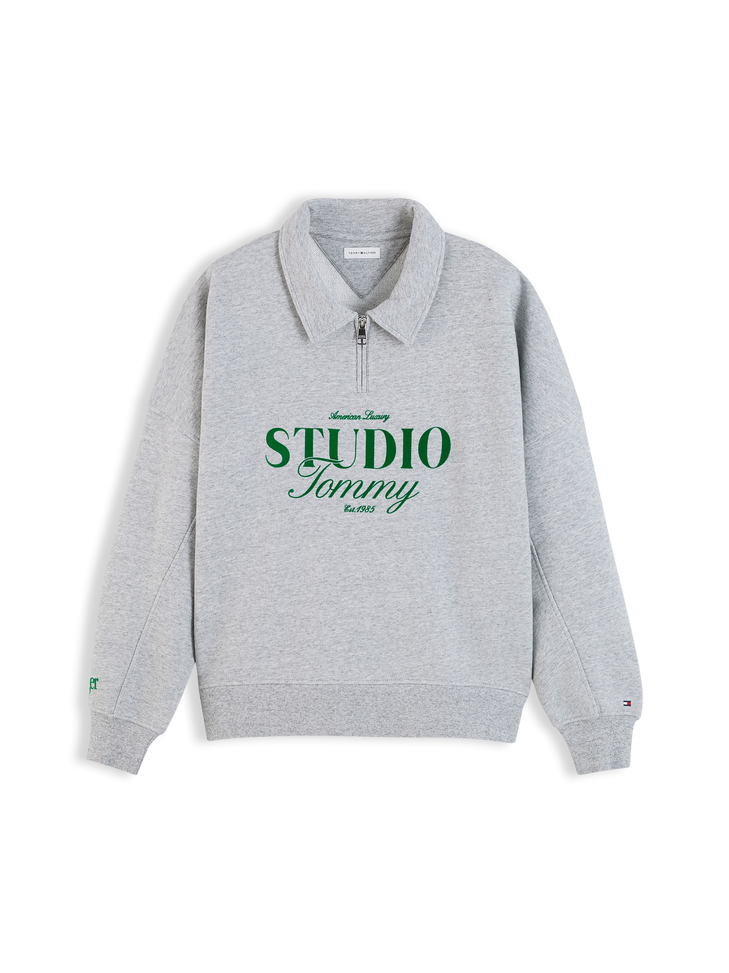 Tommy Hilfiger Sweatshirt »STUDIO TOMMY HALF-ZIP POLO SWT«, Baumwolle
