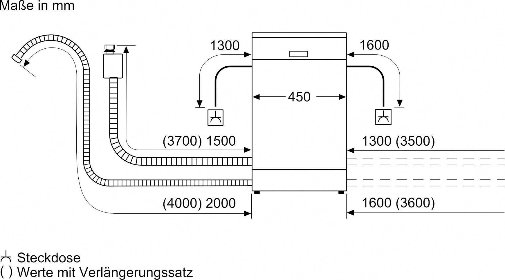 BOSCH vollintegrierbarer Geschirrspüler »SPV2HKX42E«, Serie 2, SPV2HKX42E, 10 Maßgedecke