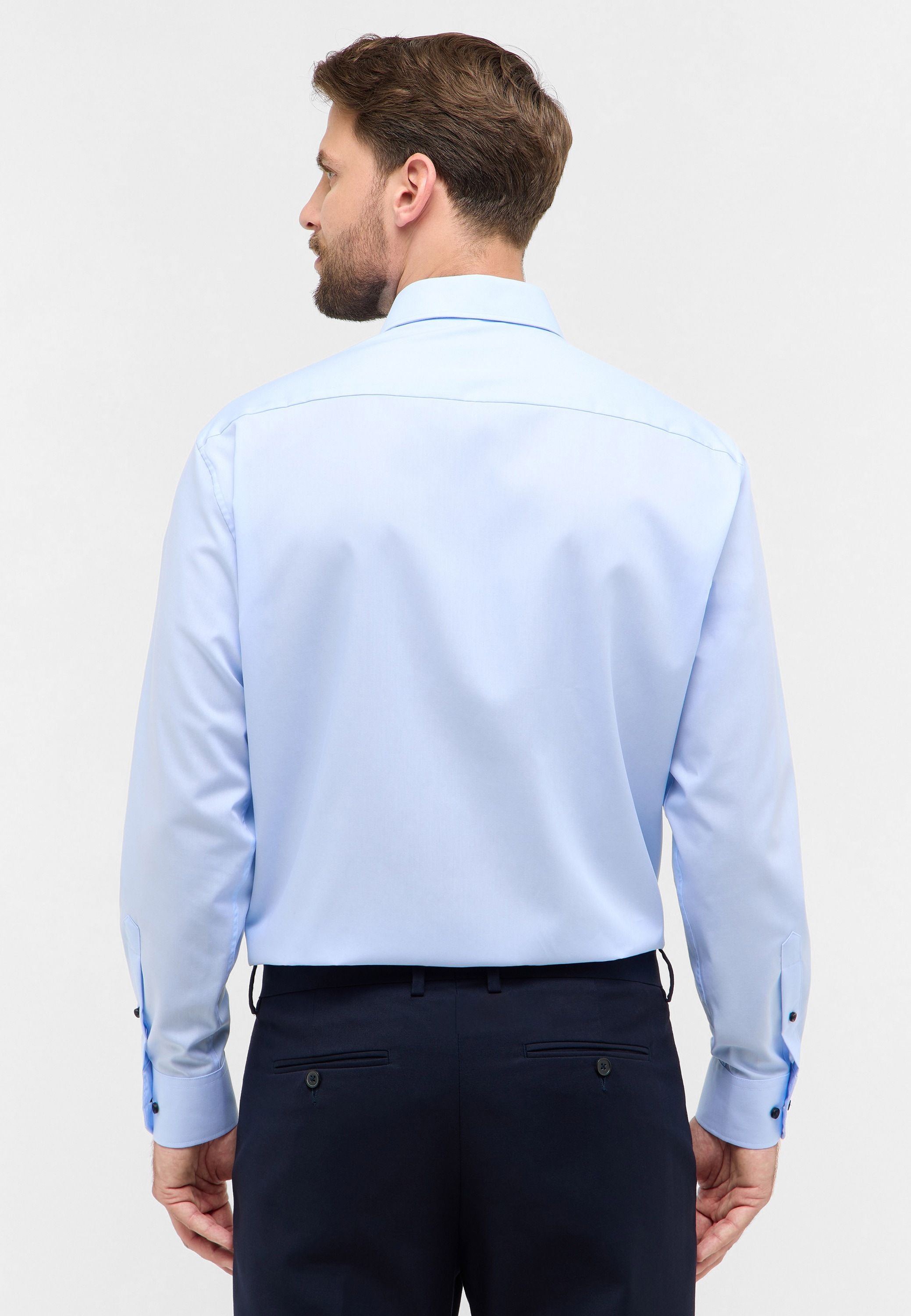 Eterna Langarmhemd »COMFORT FIT« NON IRON (bügelfrei)