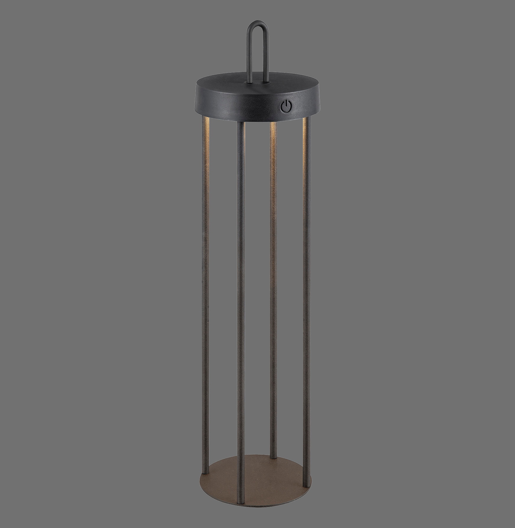 JUST LIGHT Stehlampe »ANSELM«, 1 flammig, Leuchtmittel LED-Modul | LED fest integriert, Akkuleuchte