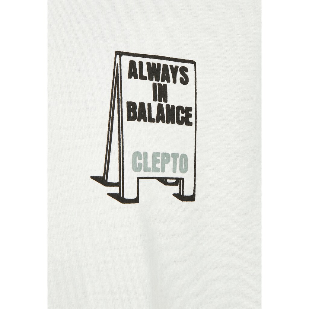 Cleptomanicx T-Shirt »Always in Balance«