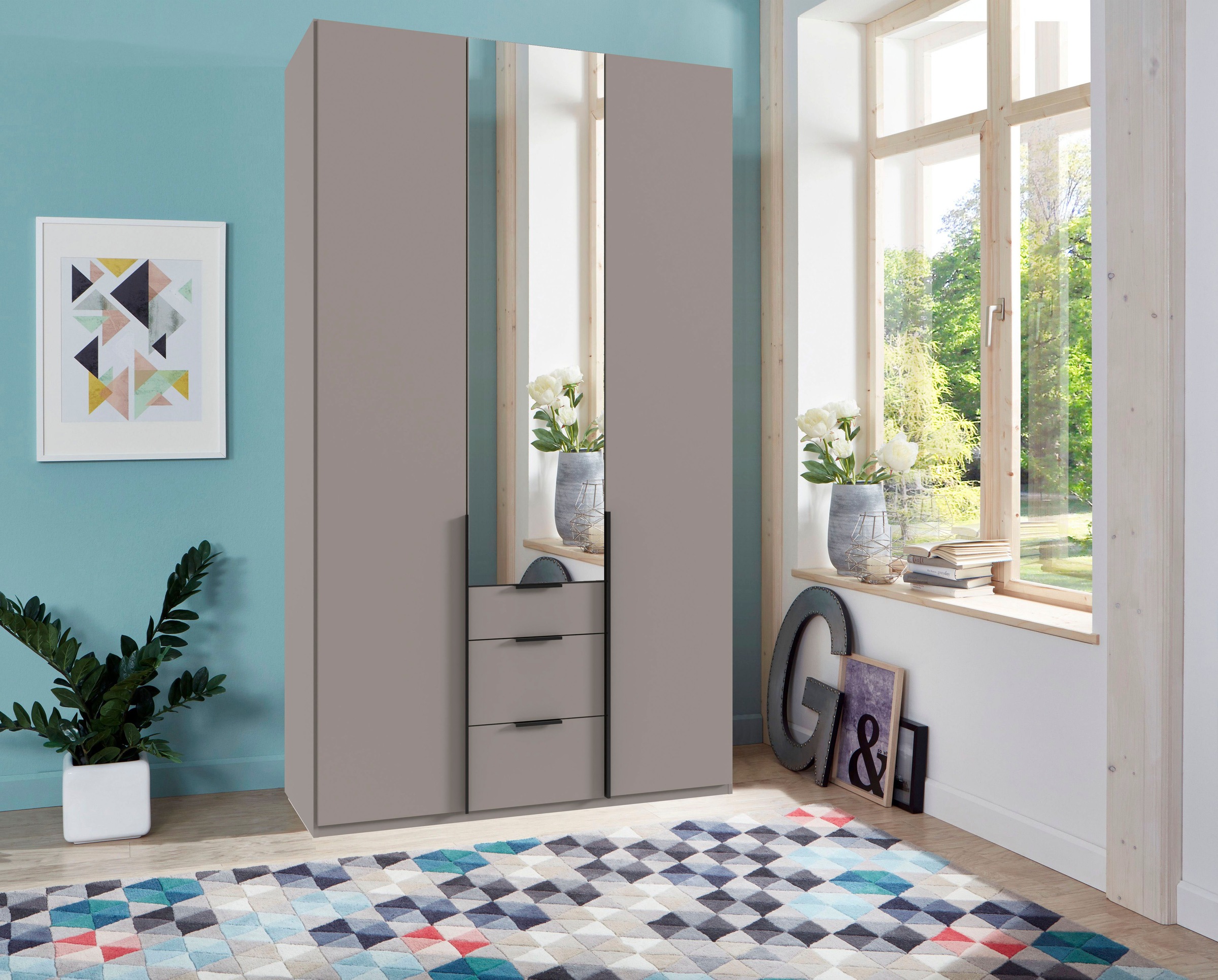Wimex Drehtürenschrank "Mugano, 135 oder 180cm breit, 208 oder 236cm hoch, günstig online kaufen