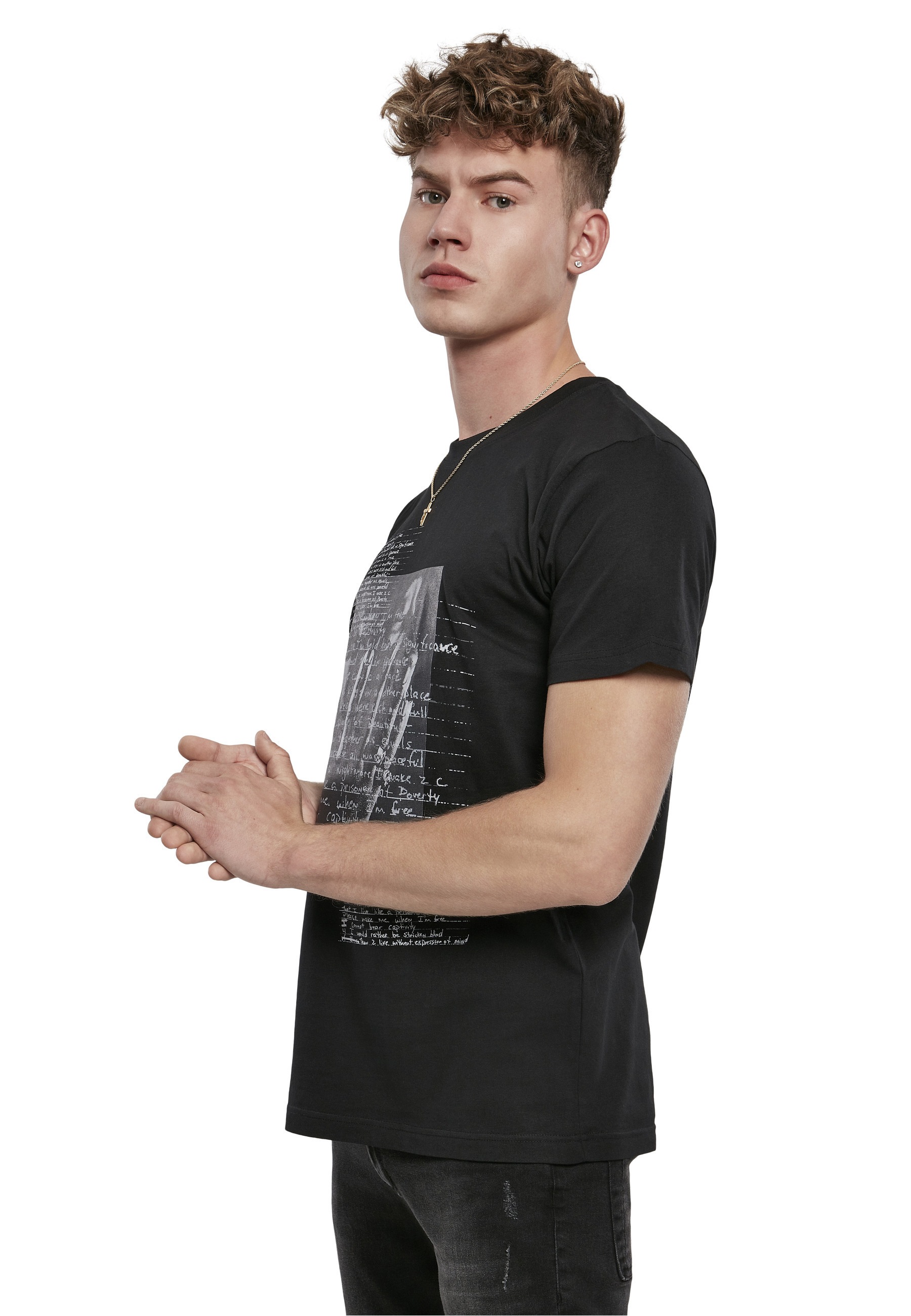 Merchcode T-Shirt »Merchcode Herren Tupac Lyrics Tee« 1 Stk.