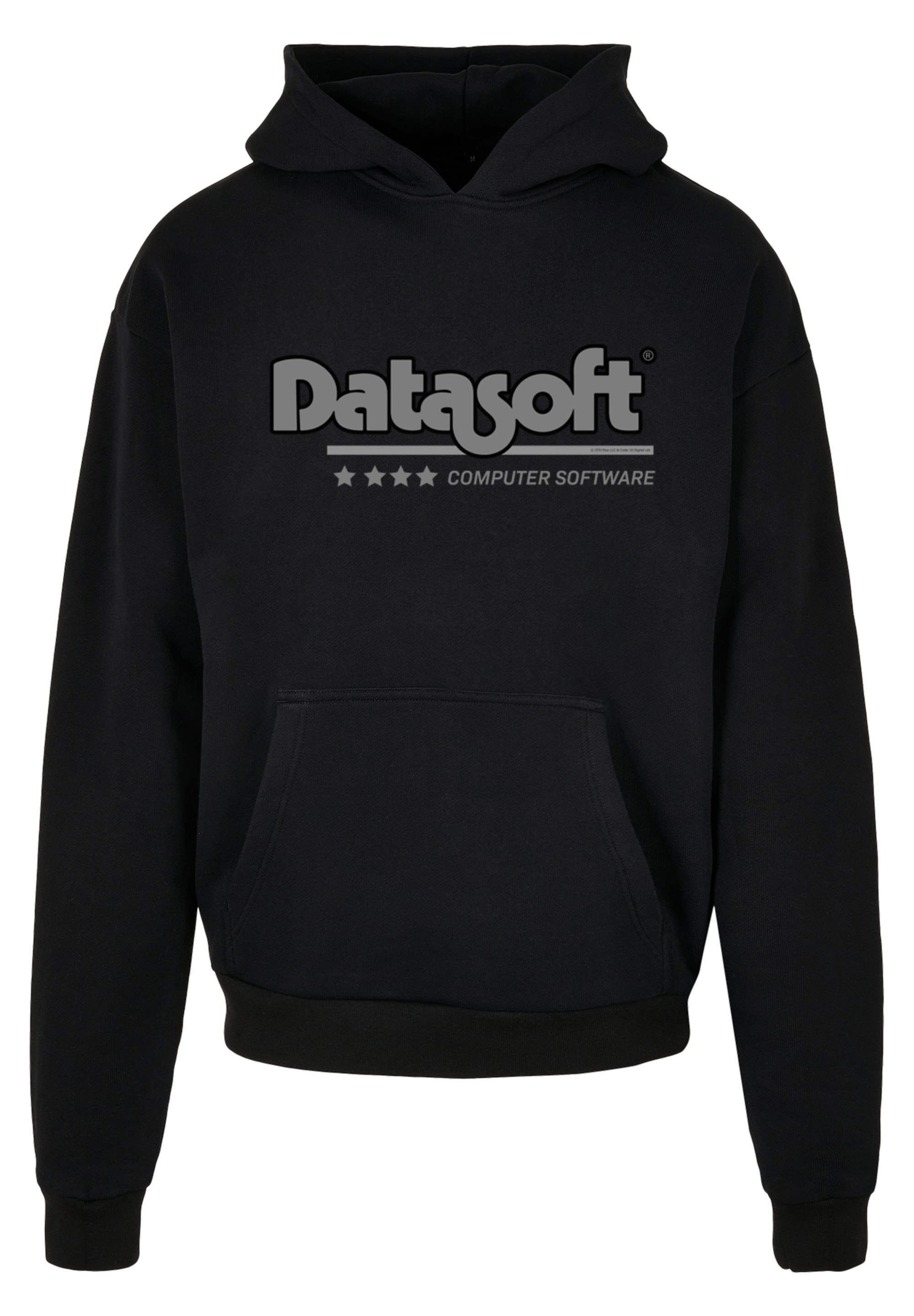 F4NT4STIC Kapuzenpullover "DATASOFT Logo schwarz SEVENSQUARED", Print günstig online kaufen