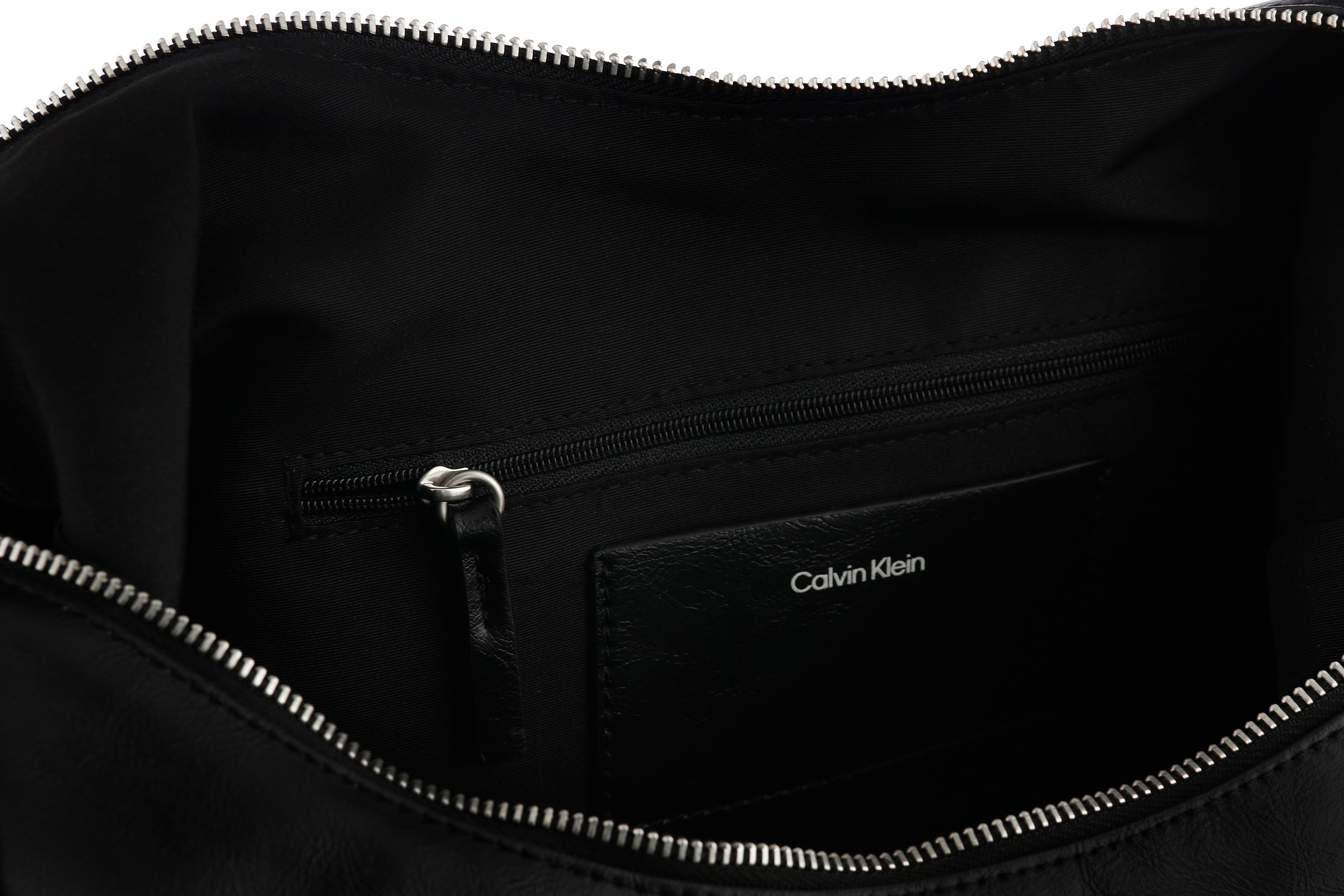 Calvin Klein Hobo »BUCKLE CONVERTIBLE HOBO BAG« Schultertasche, Umhängetasche, Hobo Bag mit CK-Logo