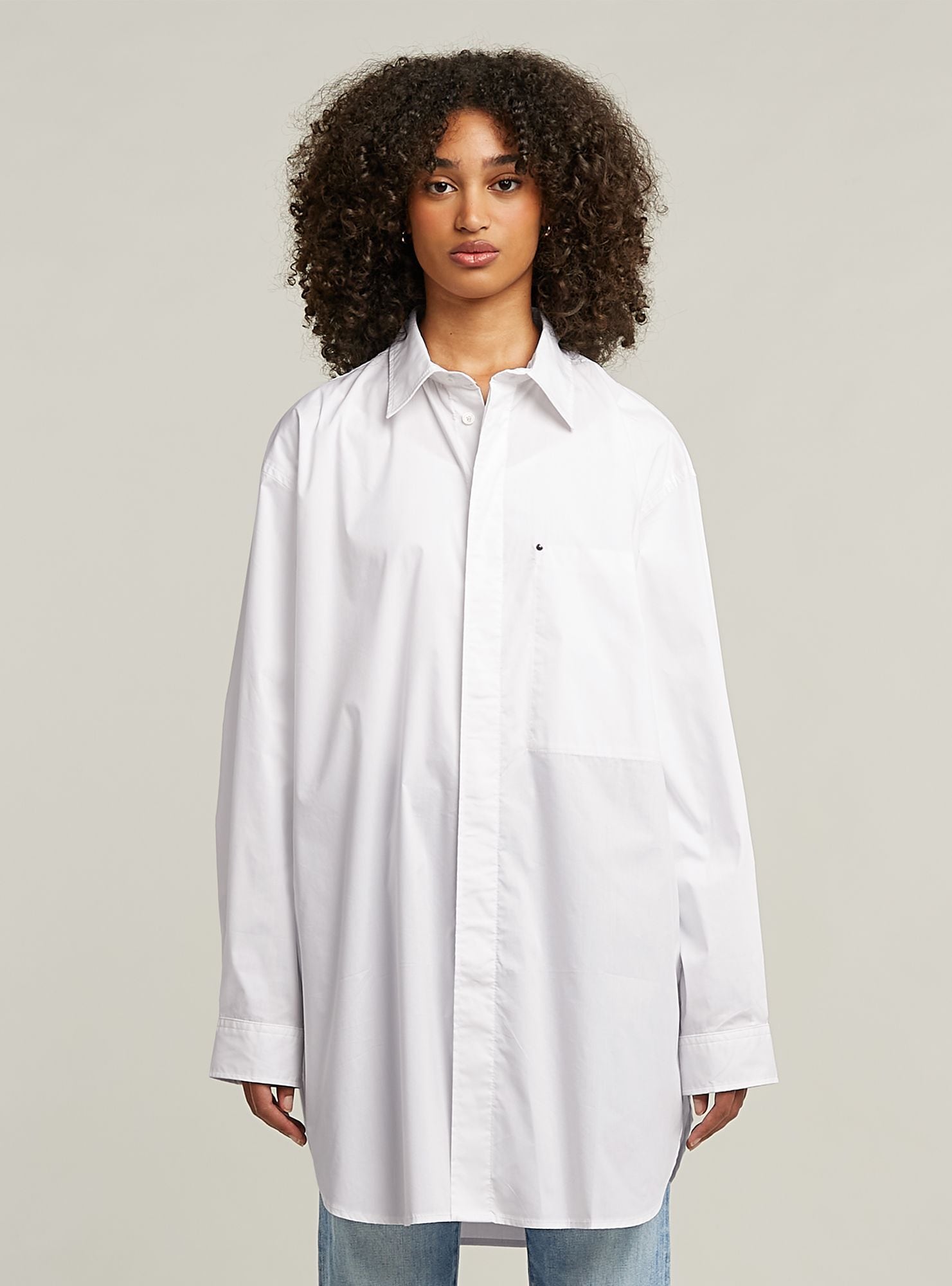 G-STAR Langarmshirt "Oversized Boyfriend Hemd" günstig online kaufen