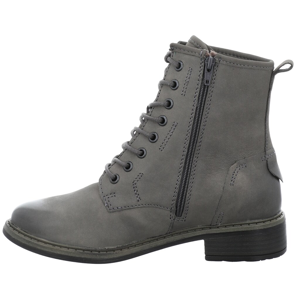 Schuhe Stiefeletten Josef Seibel Schnürboots »SELENA 06«, mit Wechselfußbett grau-used Schuhe Stiefeletten Josef Seibel Schnürboots »SELENA 06«, mit Wechselfußbett grau-used