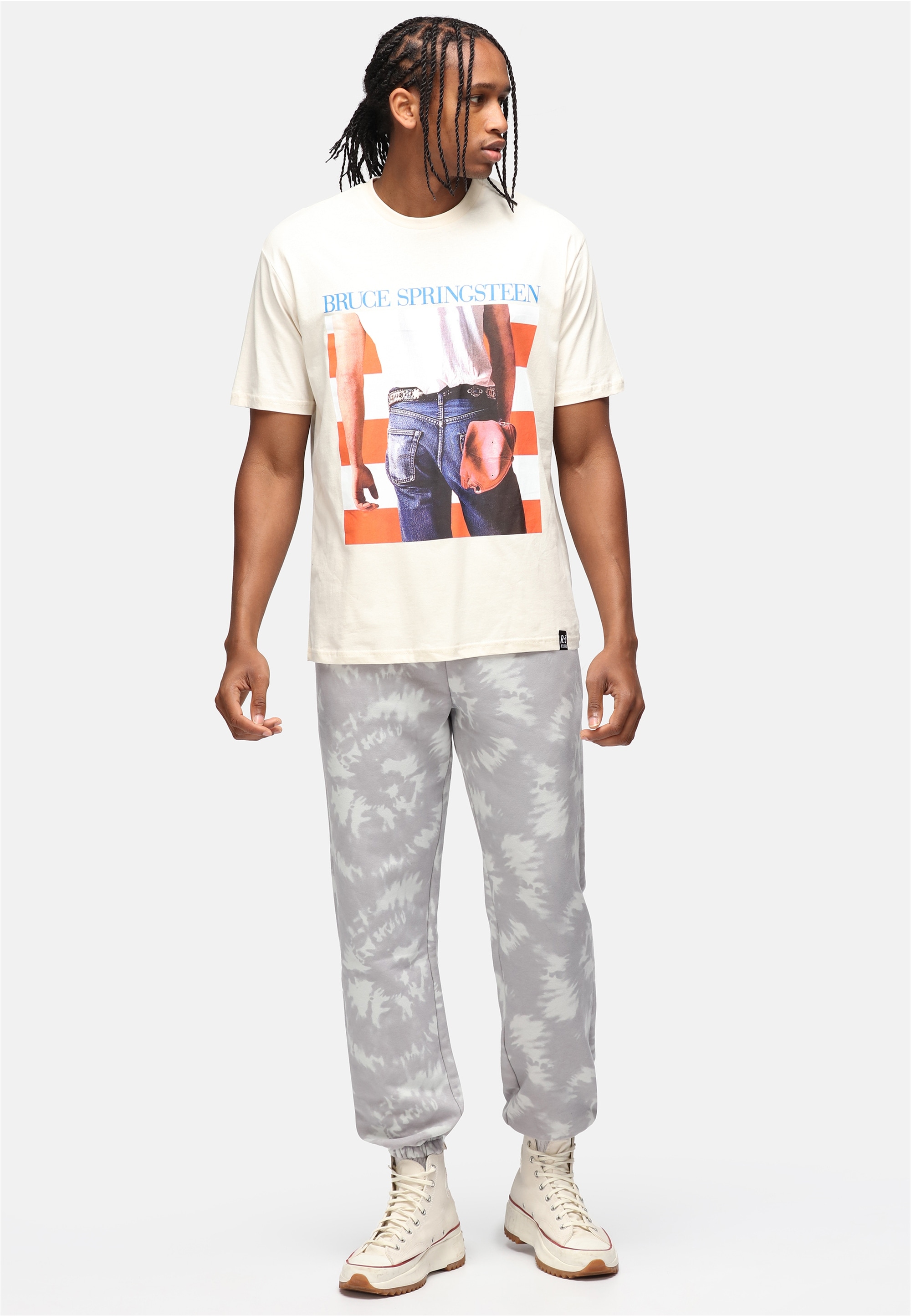 Recovered T-Shirt "Bruce Springsteen Pixel Relaxed", im zeitlosen Design günstig online kaufen