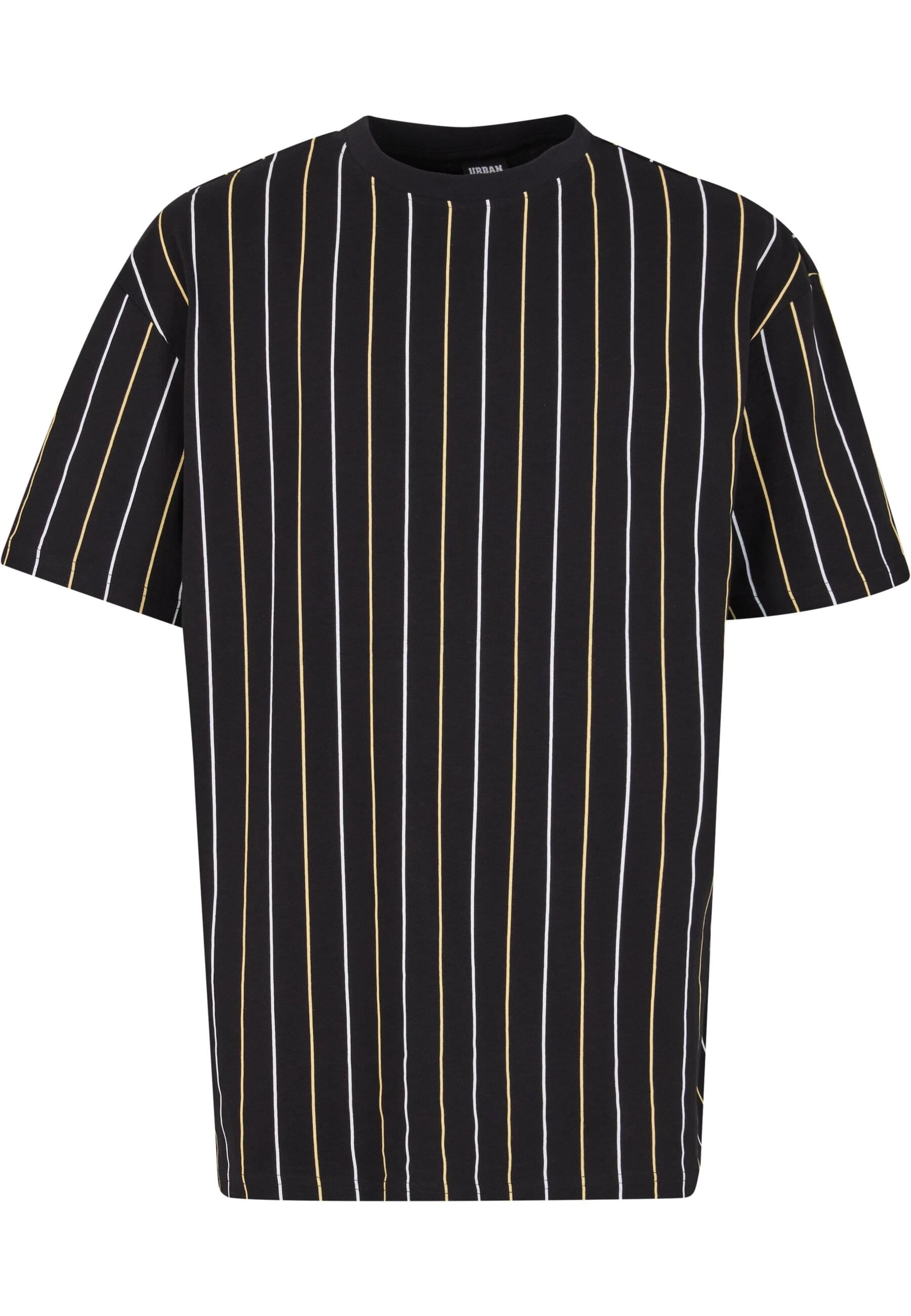 URBAN CLASSICS T-Shirt "Urban Classics Printed Pinstripe Tee" 1 Stk. günstig online kaufen