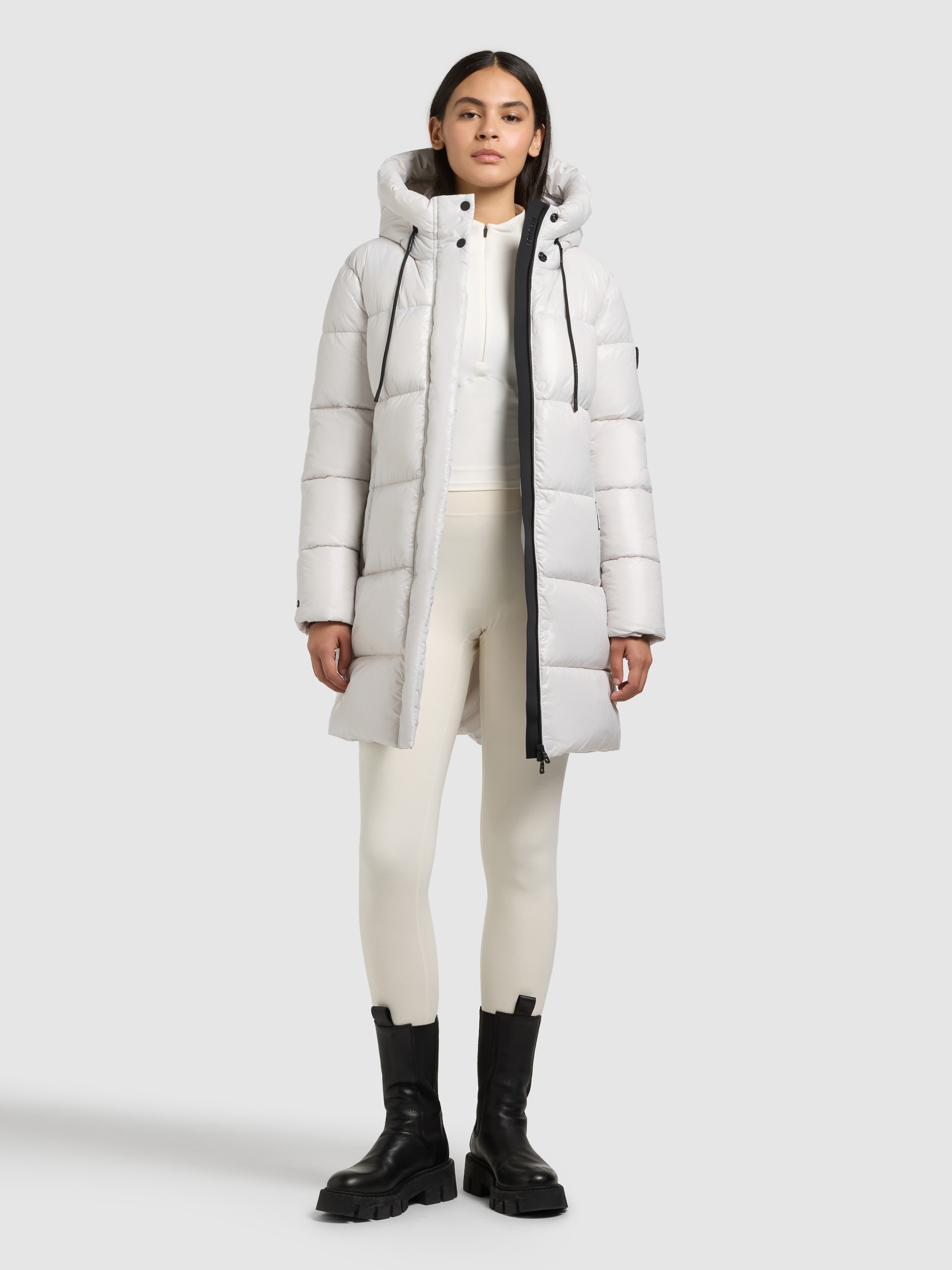 khujo Steppjacke »JANOU« mit Kapuze