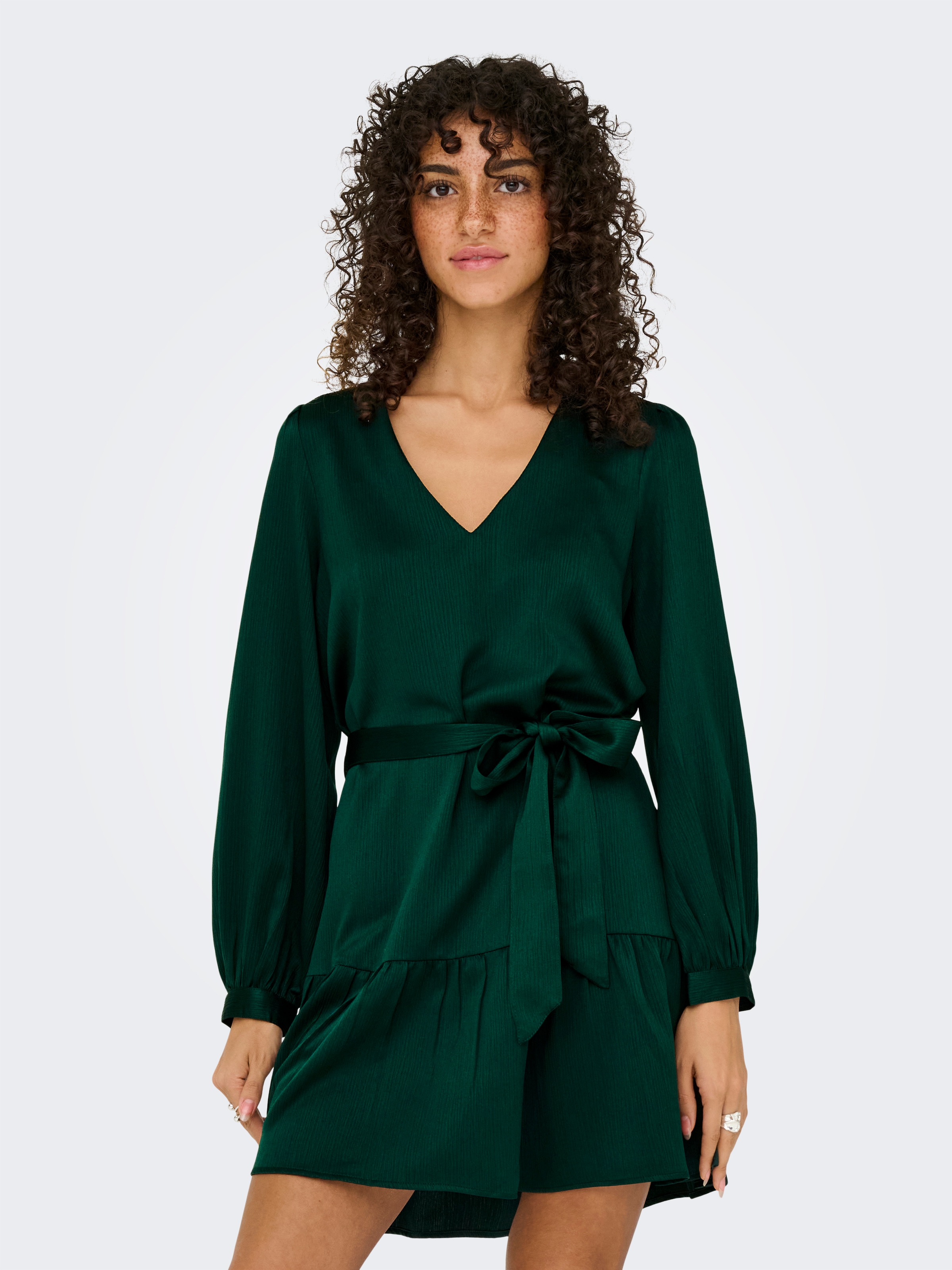 ONLY Tunikakleid "ONLNEW ALENA LIFE L/S SHORT DRESS WVN", Sommerkleid günstig online kaufen
