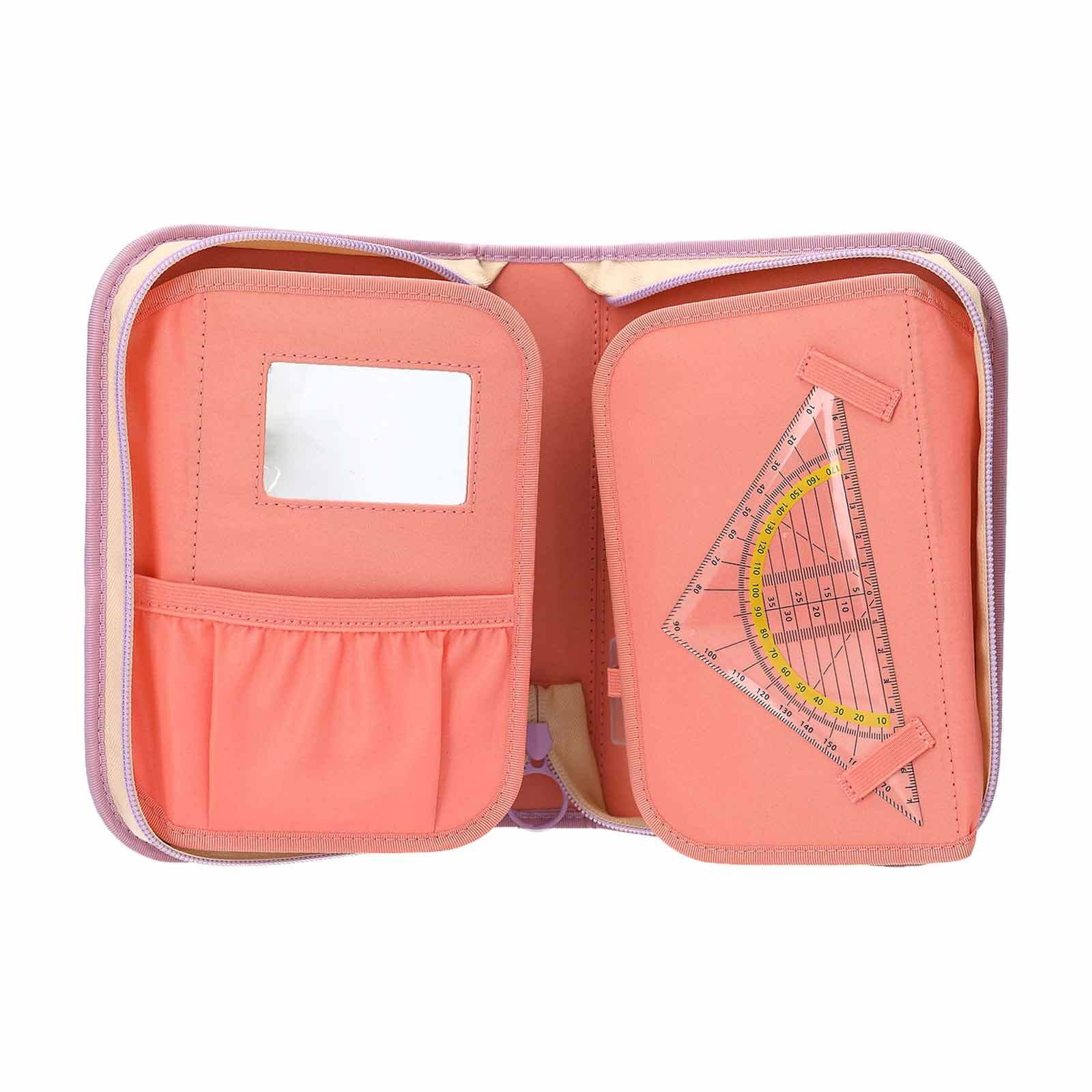 Depesche Buntstift »Deluxe Federtasche GIRL POWER inkl. Stifte TOPModel 5 x 15,5 x 22 cm violett«