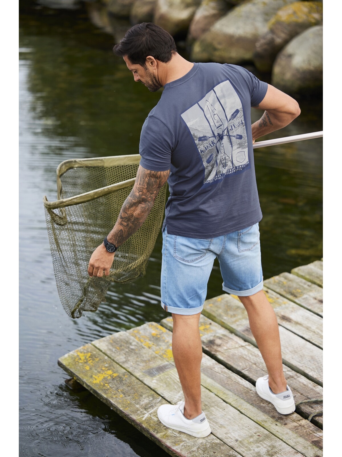 Jan Vanderstorm Rundhalsshirt »T-Shirt INGEFRERK«, (1 tlg.)