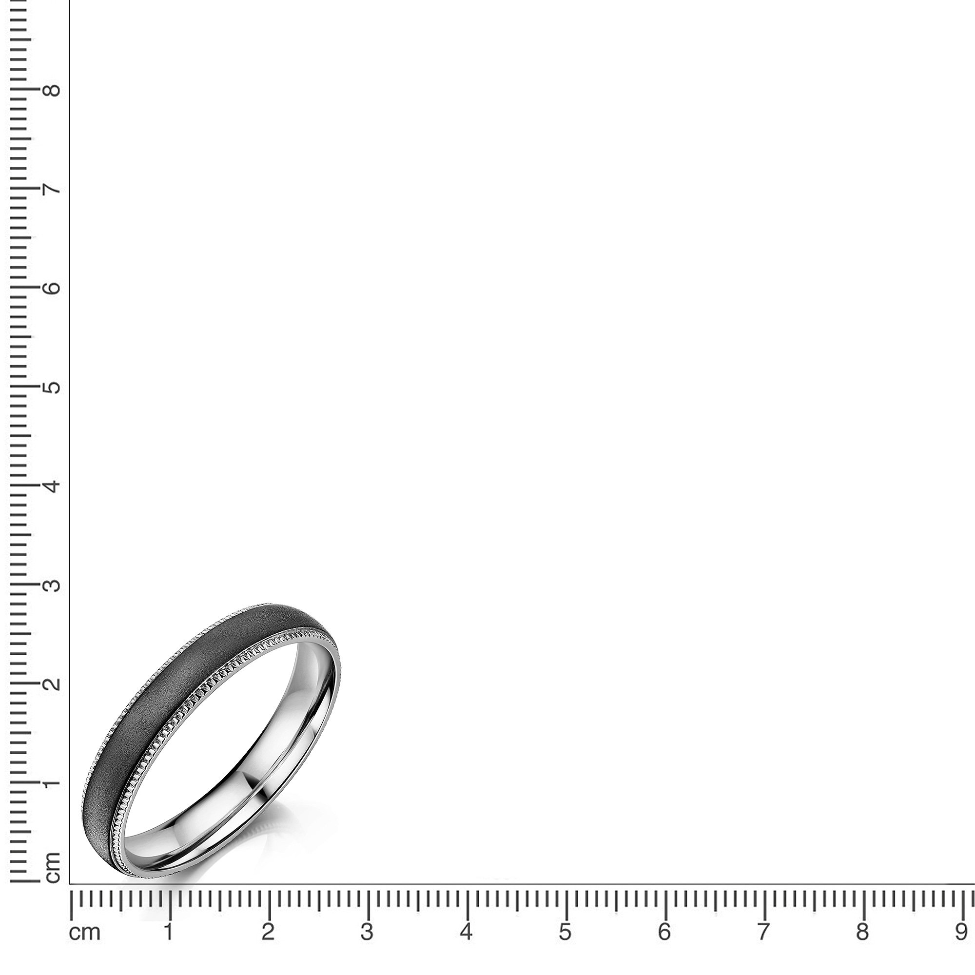 Zeeme Fingerring »Edelstahl matt/glanz«