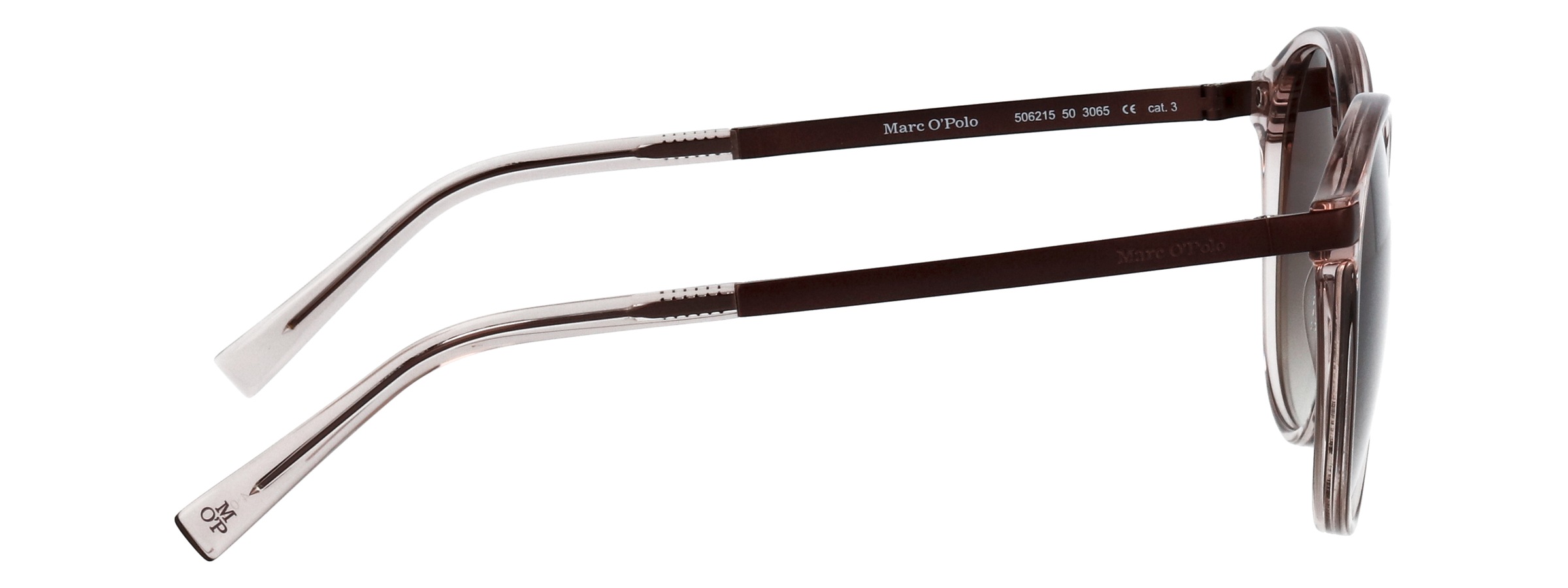 Sonnenbrille MARC O'POLO "aus Bio-Azetat und Metall", Damen, rot (rottöne), unifarben, Sonnenbrillen Sonnenbrille 3