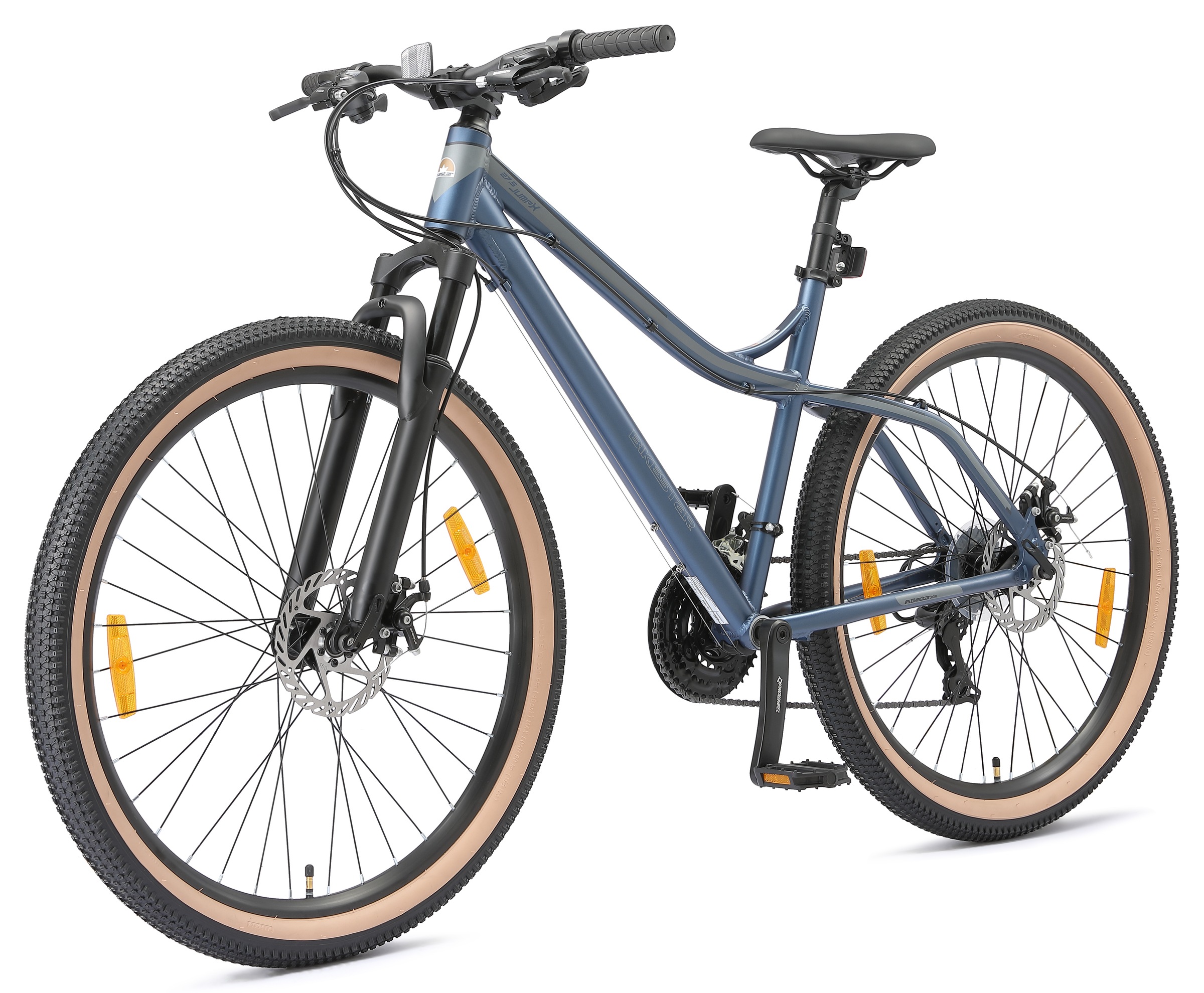 Bikestar Mountainbike 21 Gang Shimano RD-TY300 Schaltwerk Kettenschaltung für Damen und Herren, Kettenschaltung